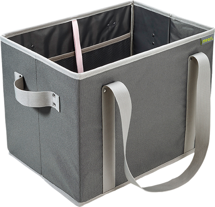 meori Faltbarer Einkaufskorb Granite Grey