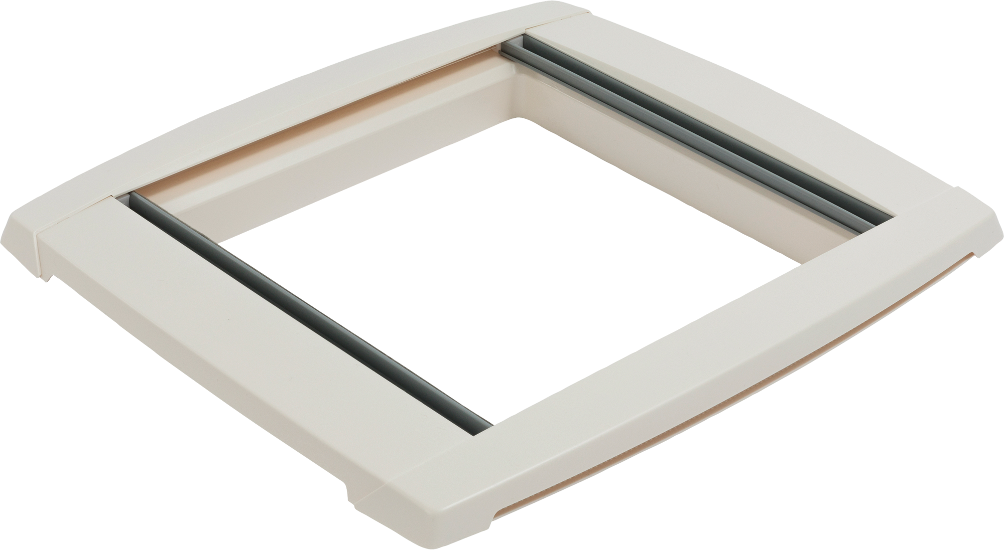 MPK VisionStar Innenrahmen Doppelplissee für Dachhauben 40 x 40 cm ohne LED cremeweiß