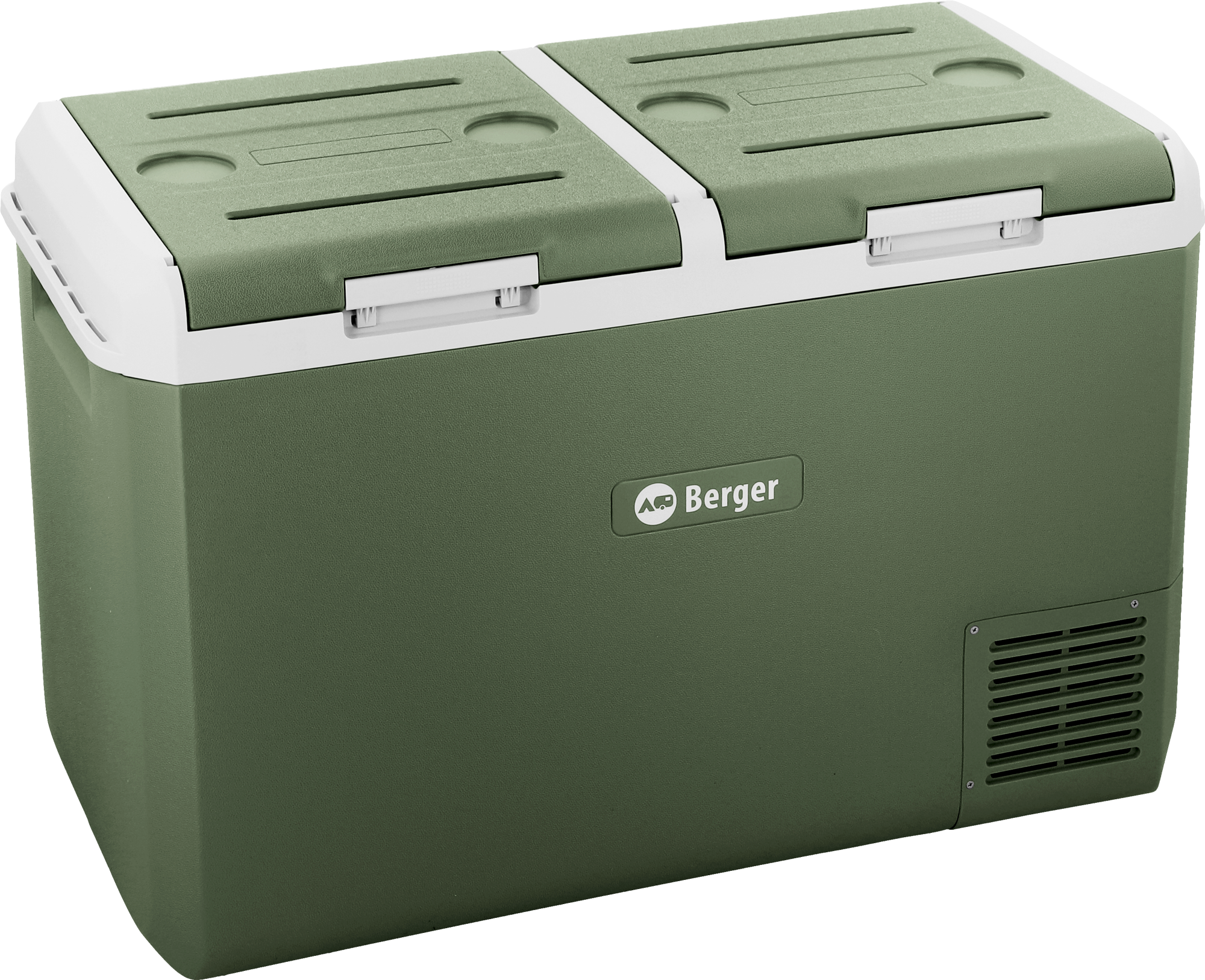 Berger EPL 95 Kompressor Kühlbox mit Tiefkühlfunktion 12V 24V 230V 95 Liter Dual Zone 