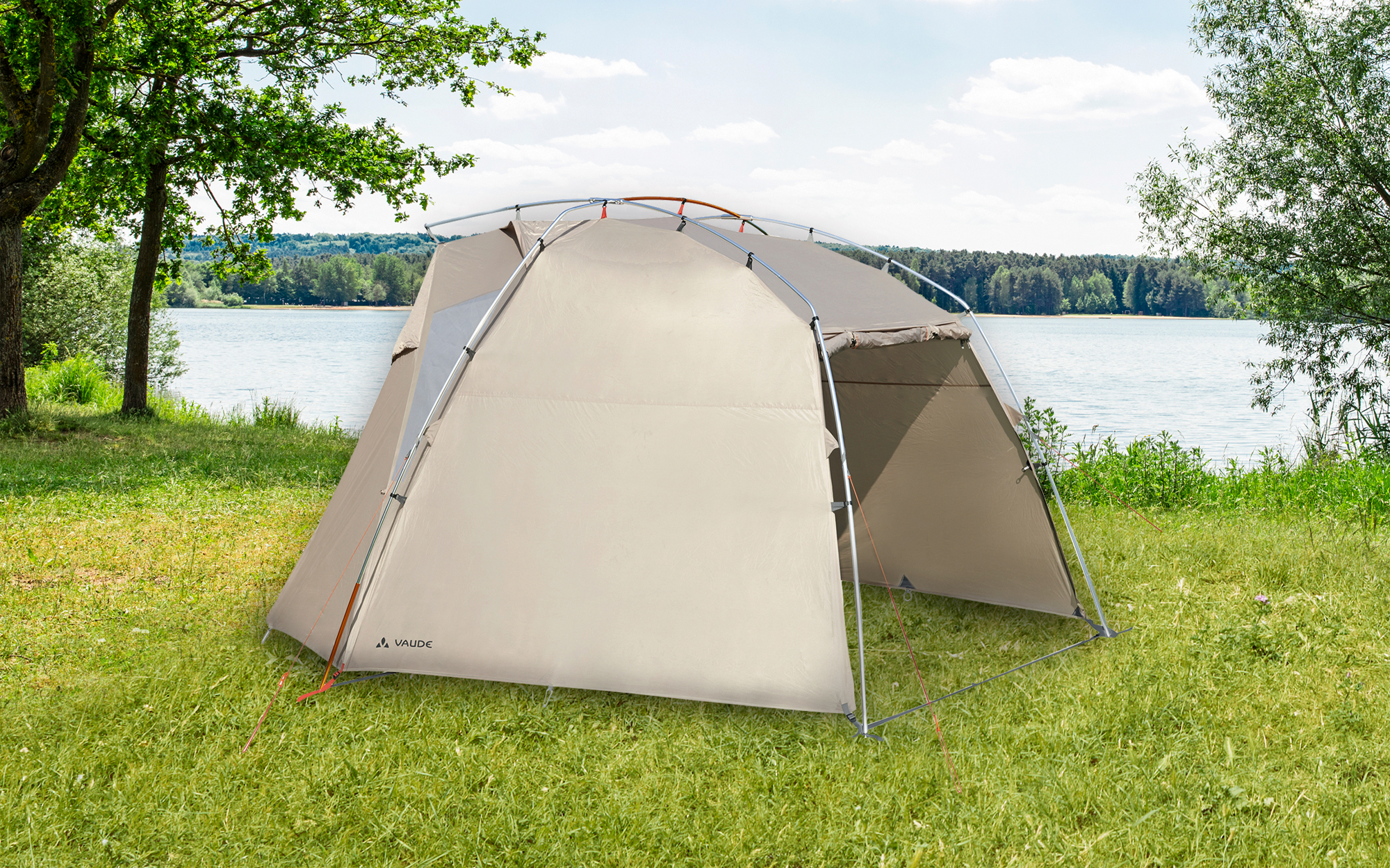 Vaude Drive Van Autozelt Busvorzelt 360 x 335 x 230 cm beige  - Reisemobil- & Busvorzelte