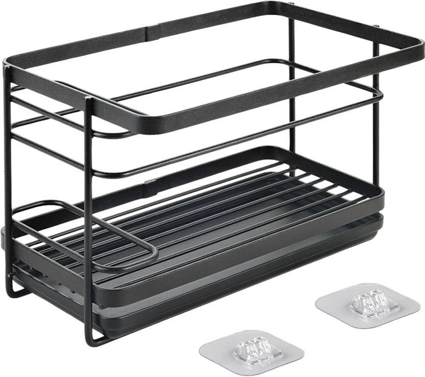 Metaltex Tokyo LAVA Spülbecken-Organizer mit U-Fix Haken