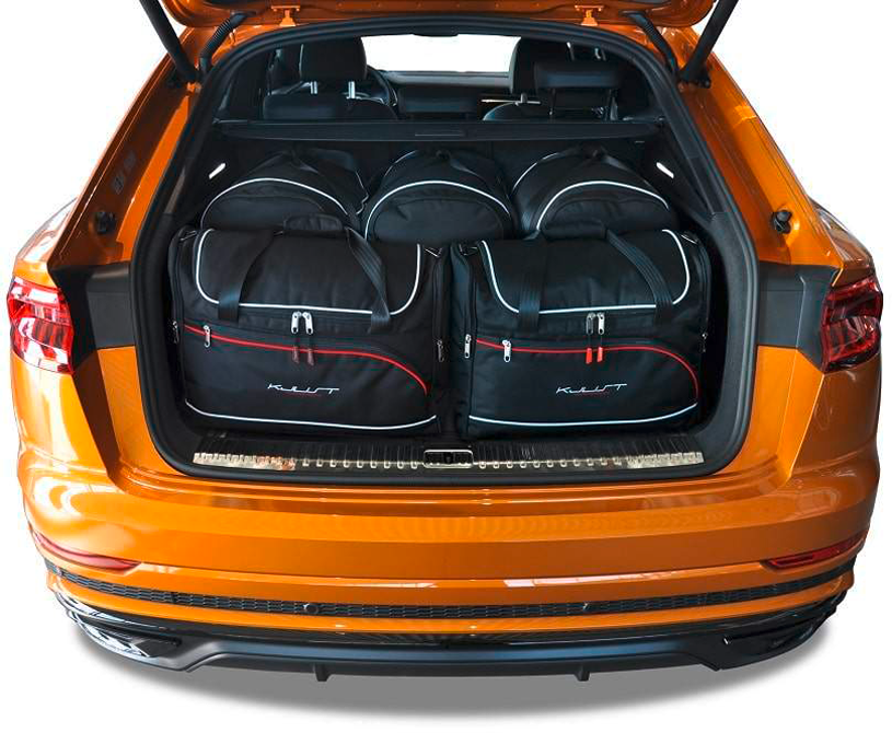 KJUST 5-teiliges Kofferraumtaschen-Set für Audi Q8 ab 2018 - Organizer und Taschen