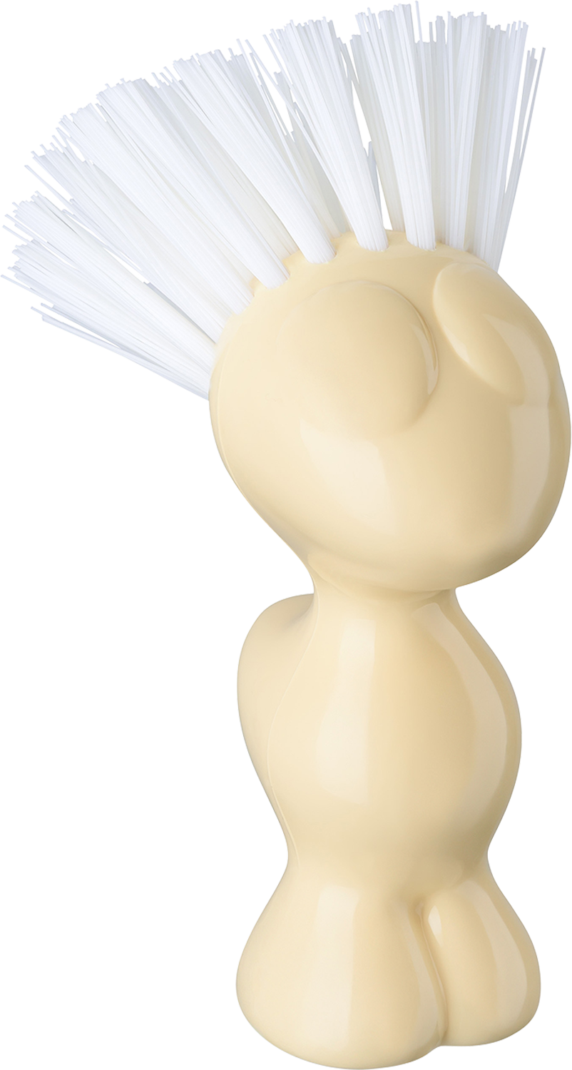 Koziol Tweetie Gemüsebürste aus biozirkulärem Kunststoff 12,9 cm