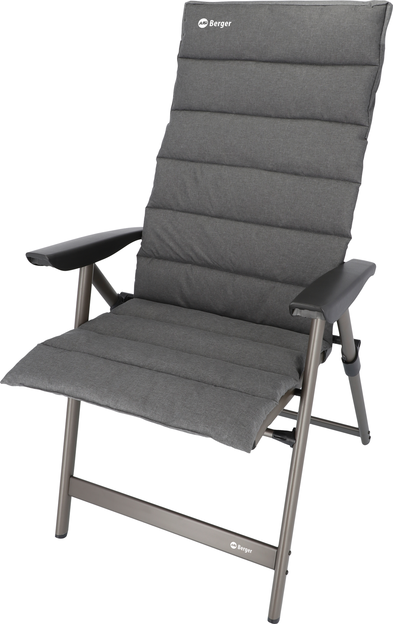 Berger gesteppte Polsterauflage grau