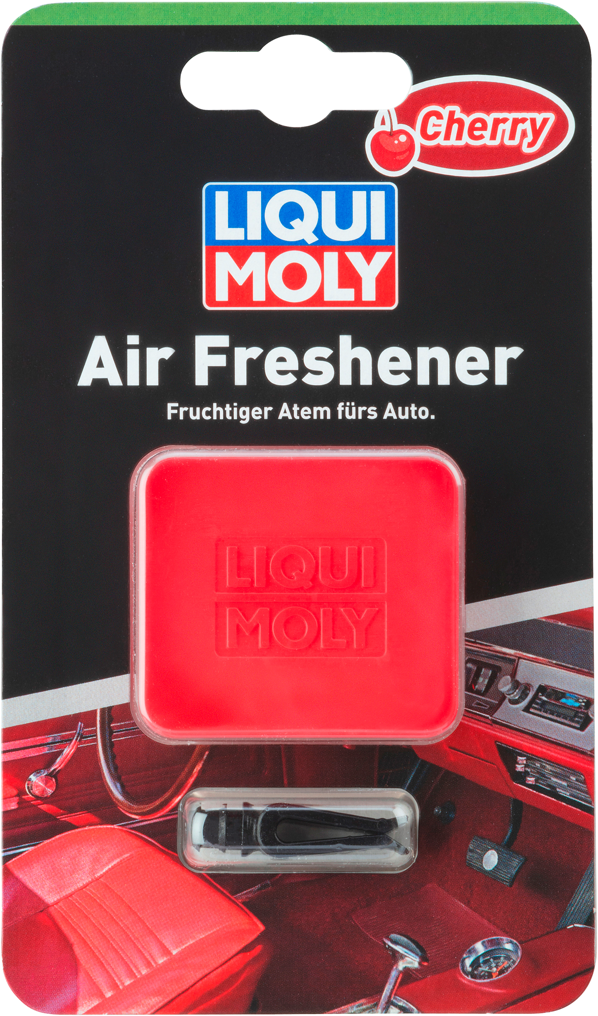 Liqui Moly Air Freshener Lufterfrischer mit langanhaltender Duftvariante Cherry - Luftentfeuchter & Luftreiniger