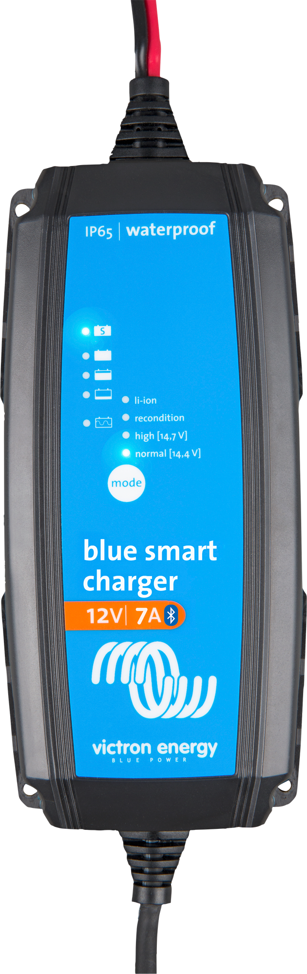 Victron Blue Smart IP65 Batterieladegerät Bluetooth 1 Ausgang CEE 7/17 Stecker 12 V + DC Connector 7 Ampere - Batterie-Ladegeräte von Victron Energy
