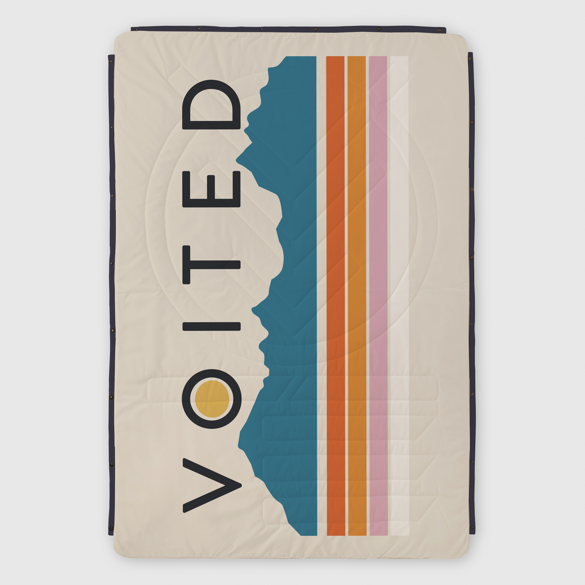 Voited Fleece PillowBlanket Campingdecke 137 x 203
