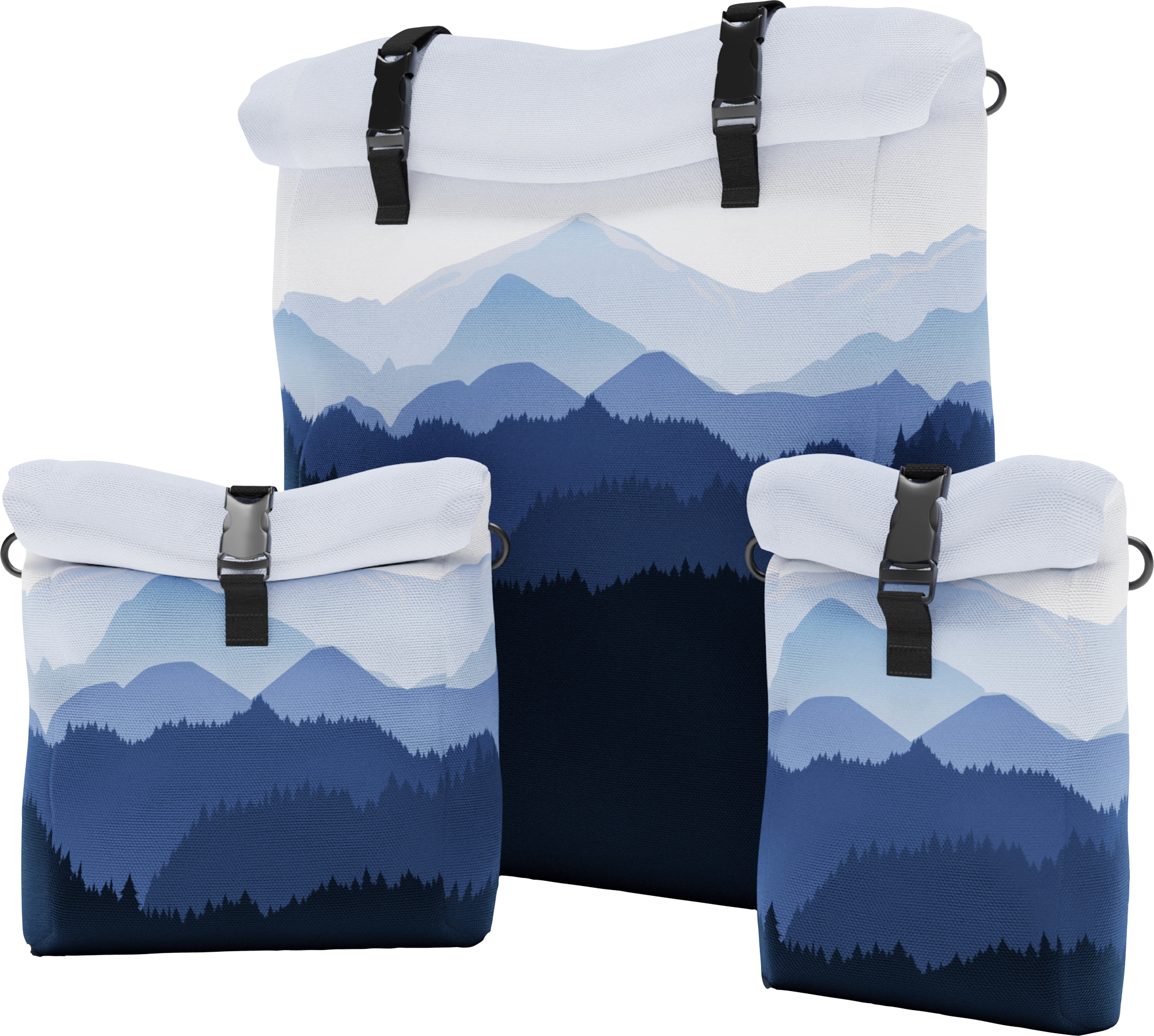 DriveDressy Magnet-Tasche/Organizer L Misty Mountains