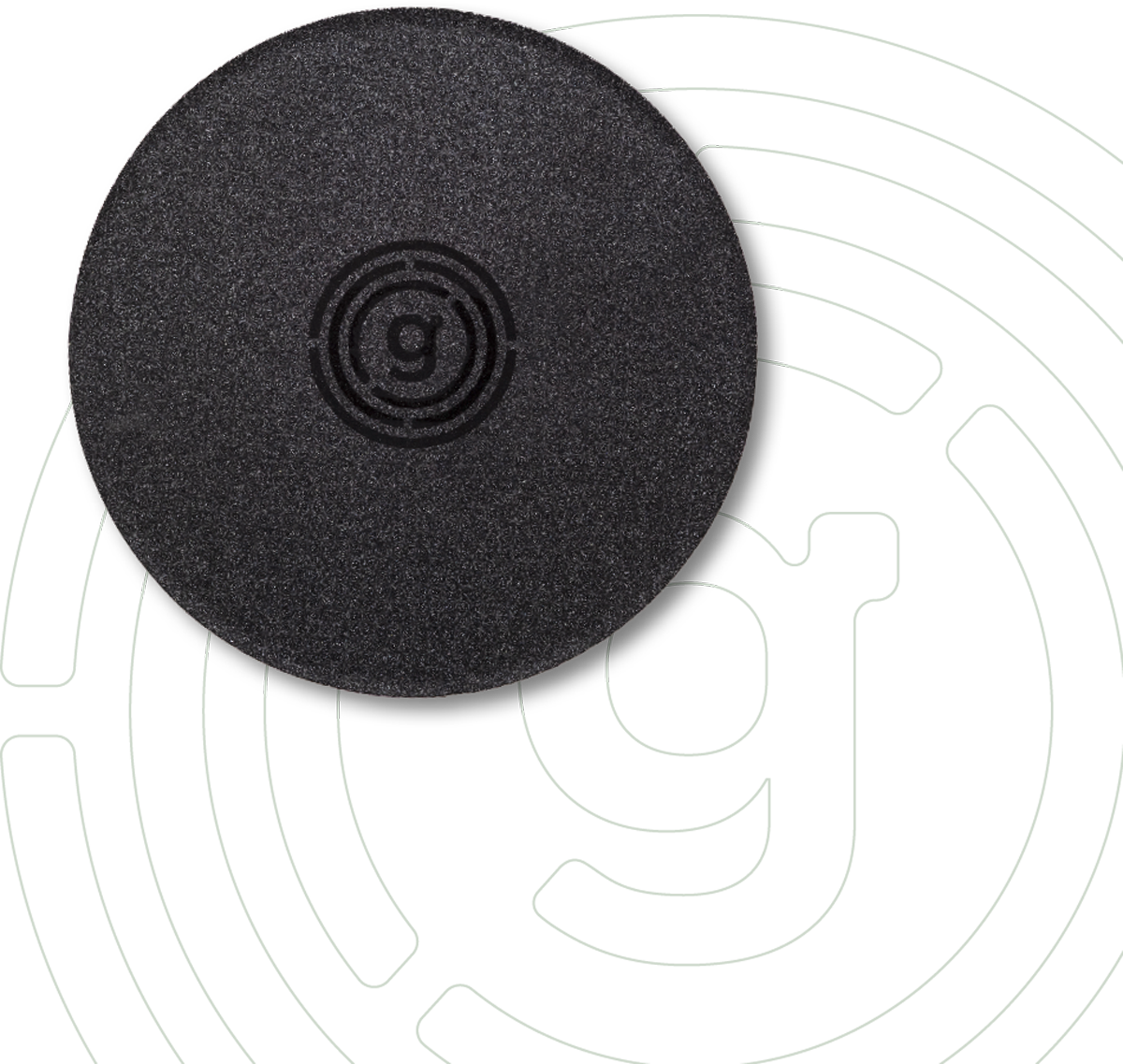 Gelmags Metall-Pad Ø 8,0 cm mit Kleberückseite
