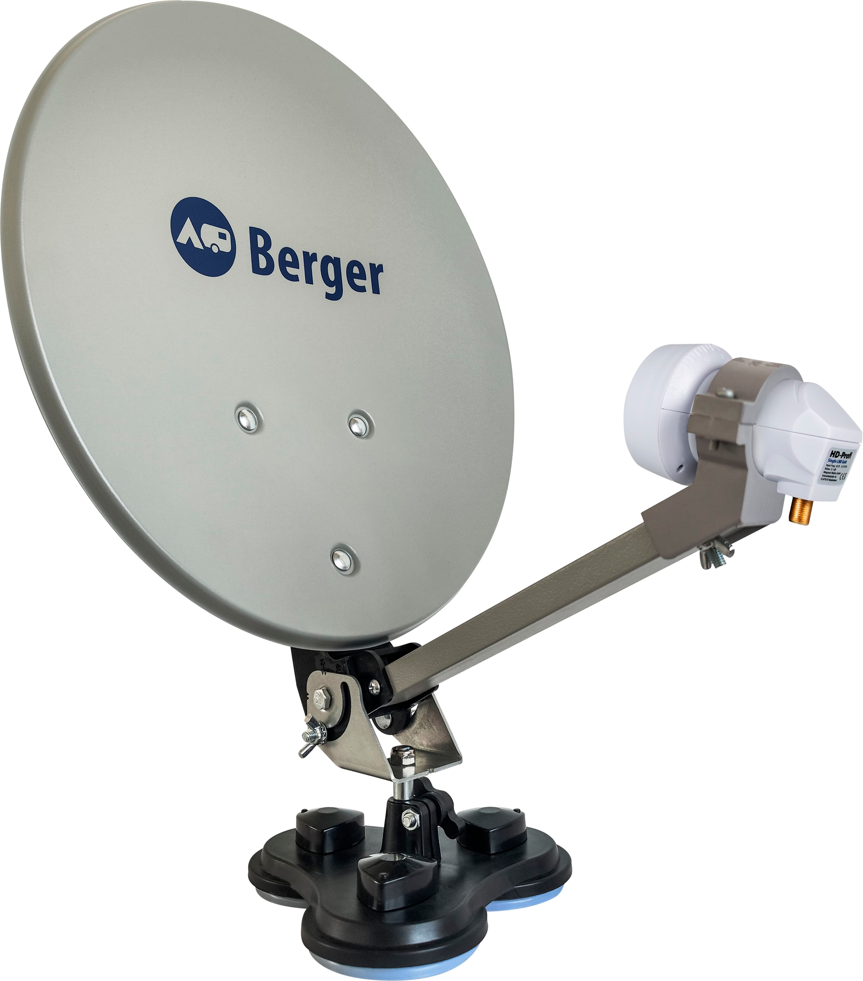 Berger Mobile Sat-Anlage Komplettset Single-LNB im Campingkoffer