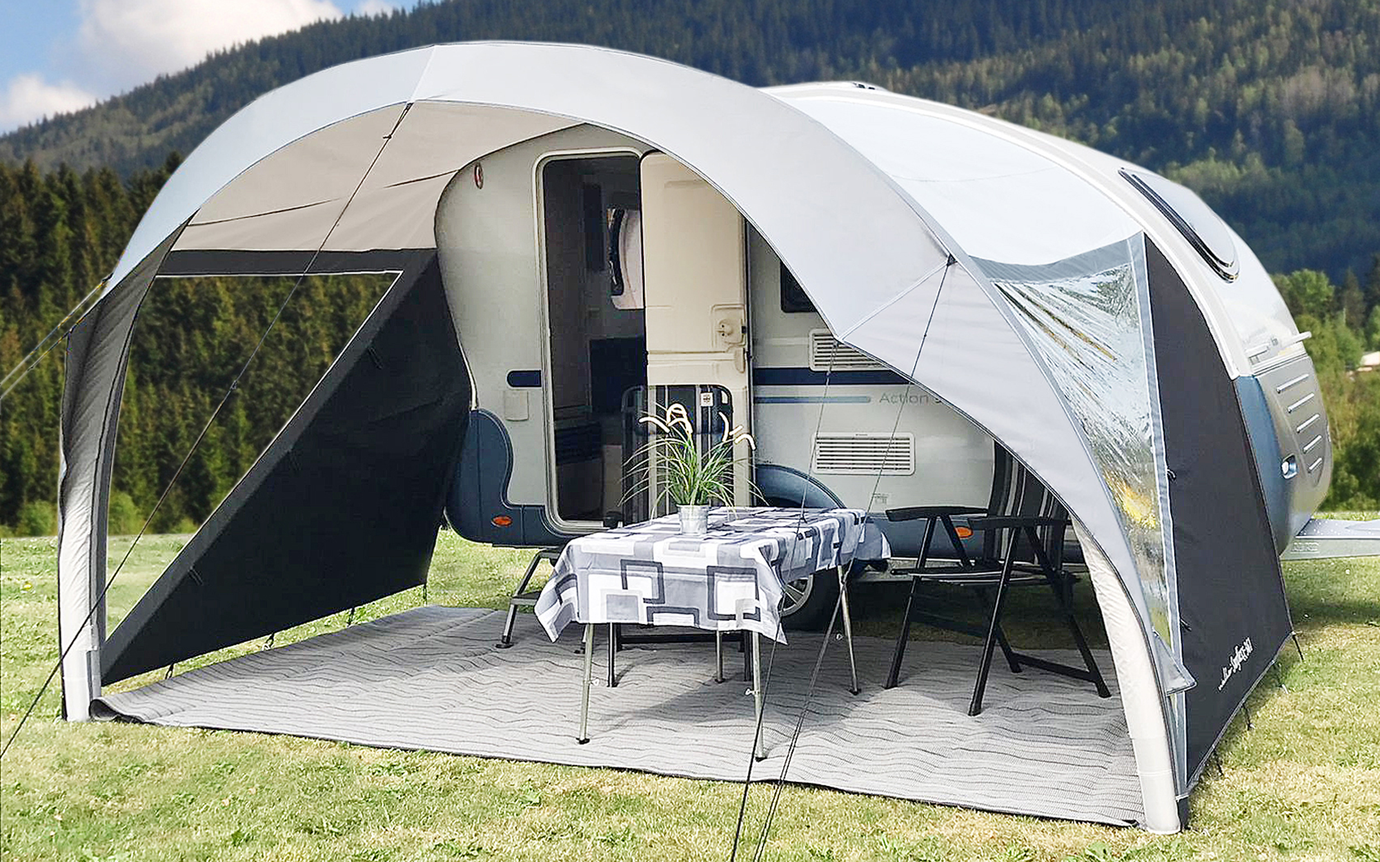 Walker Sunflexx aufblasbares Sonnensegel für Adria Action