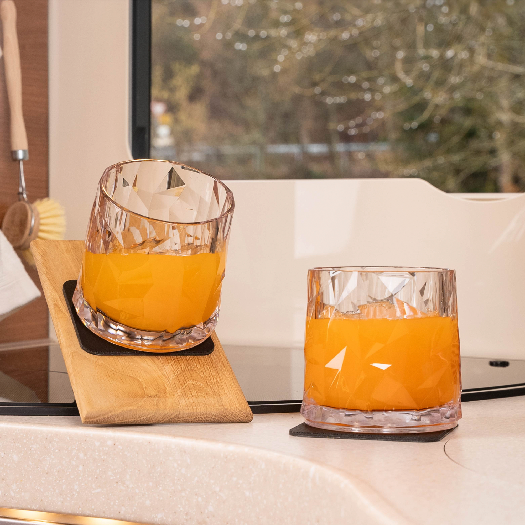 Silwy Tumbler Magnet-Kunststoffgläser 2er Set 250 ml