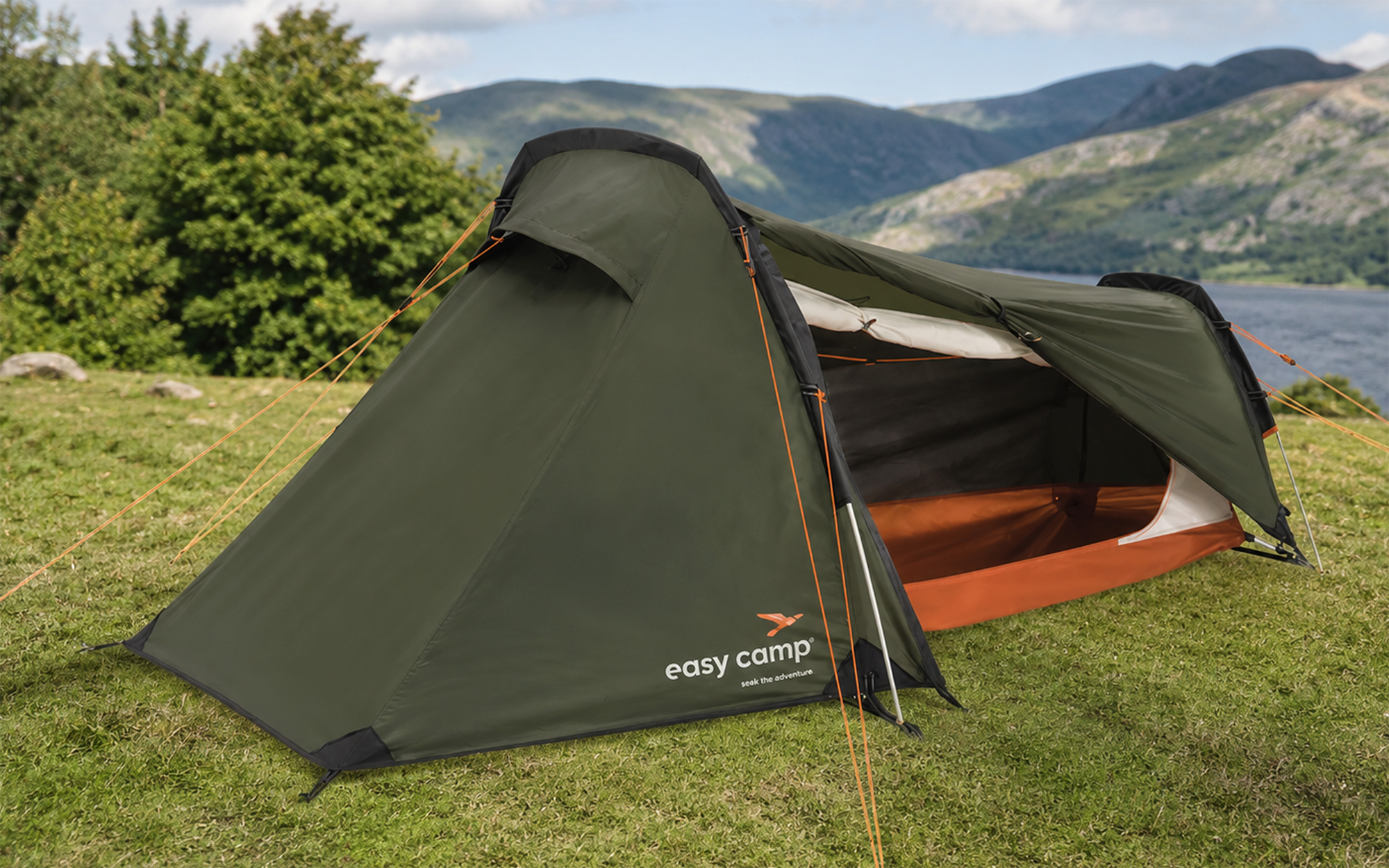 Easy Camp Sarek 1 Trekking Tunnelzelt für 1 Person - 1-Personen Zelte