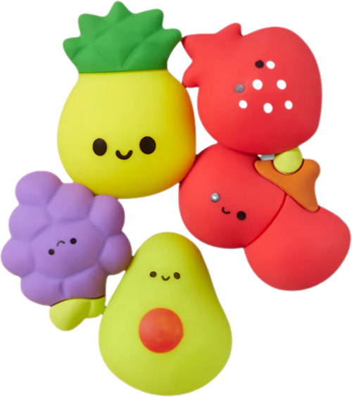 Crocs Jibbitz Squish Fruits Schuhanstecker 5er Pack