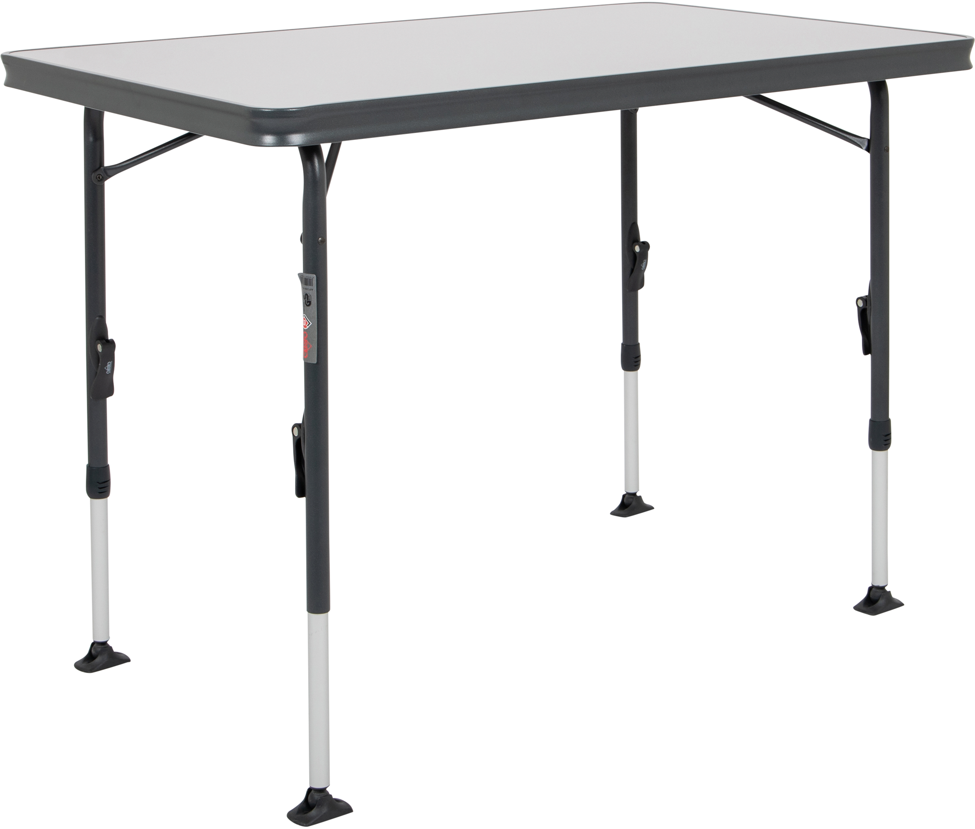 Crespo AP/246-89 Campingtisch grau 101 x 64 x 59–76