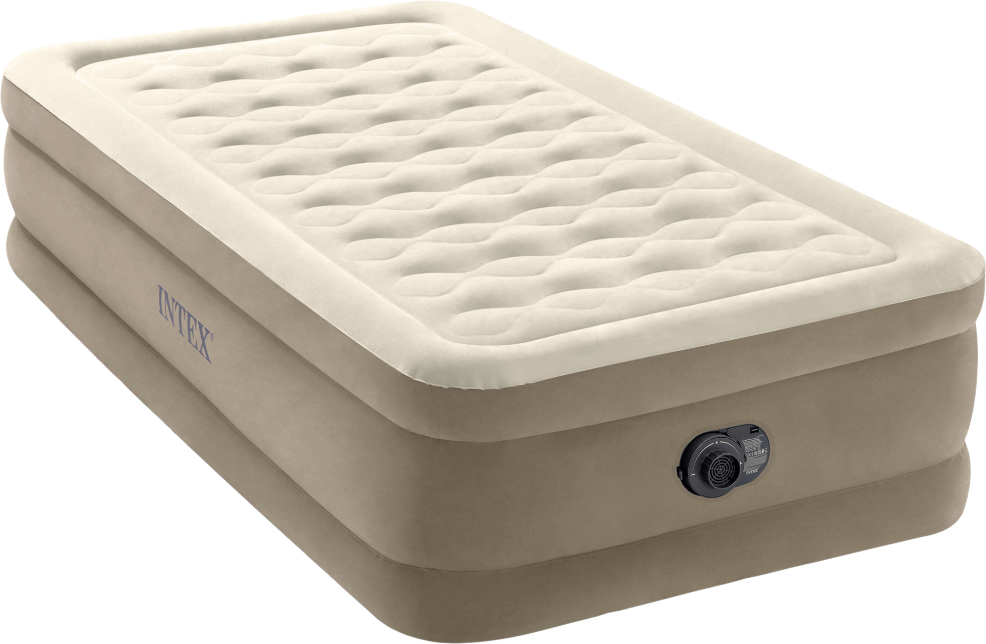Intex DuraBeam UltraPlush Twin Luftbett mit 220V Pumpe 99 x 191 x 46