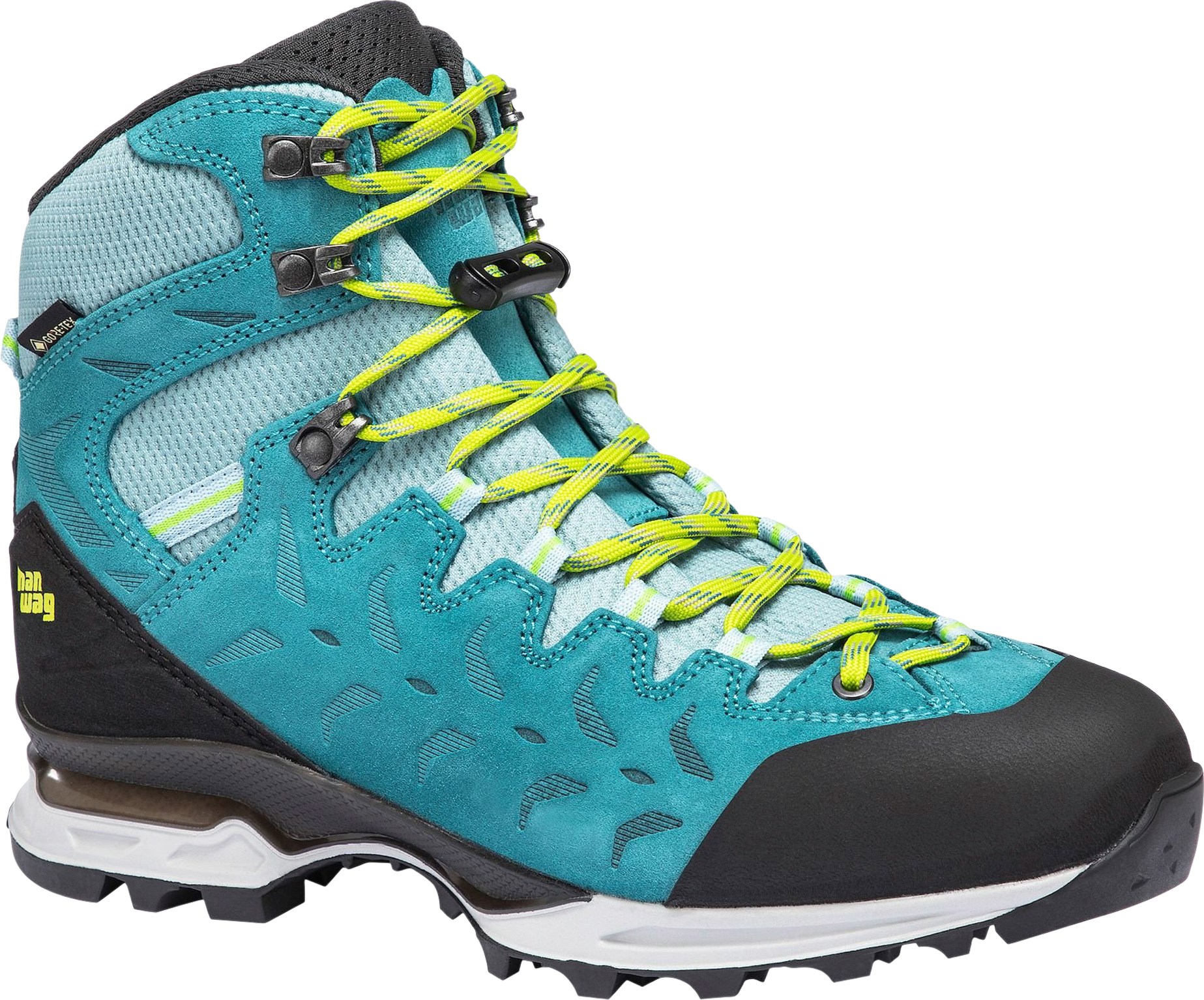 Hanwag Makra Trek GTX Damen Wanderstiefel icefall sulphur | 04047761534661