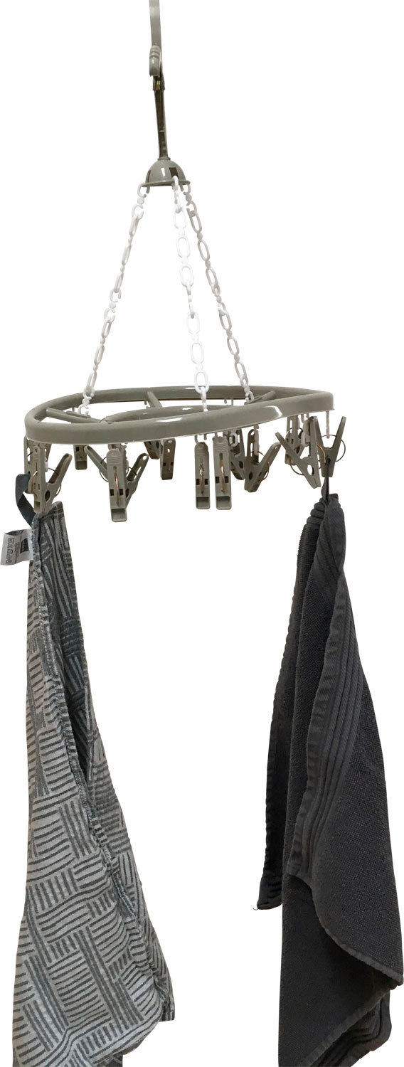 Berger Mini Wäschespinne Kunsstoff Rund 27 cm inkl.