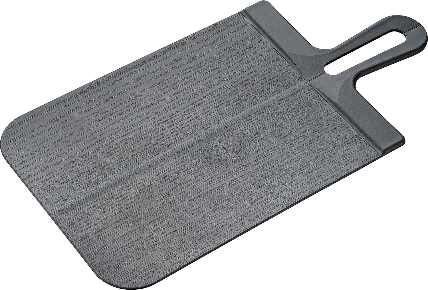 Koziol Snap L Schneidebrett mit Klappfunktion 46,4 x 24,2 cm nature ash grey - Schneidebretter