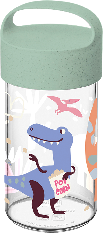 Koziol Buddy Snack Trinkflasche / Snackpot 500 ml organic