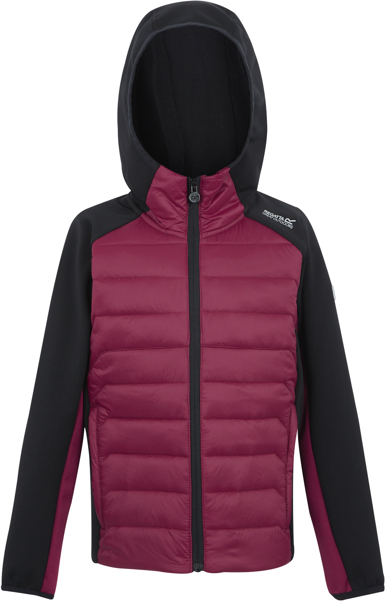Regatta Kielder IX Kinder Hybridjacke dunkelrot 116 - Kinderjacken
