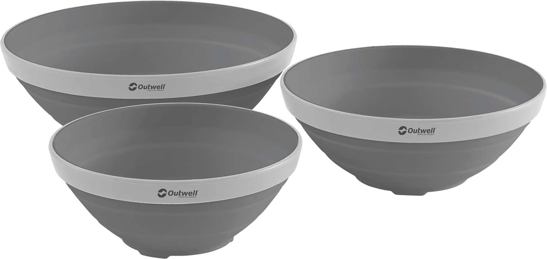 Outwell Collaps Bowl faltbare Schüsseln 3er-Set