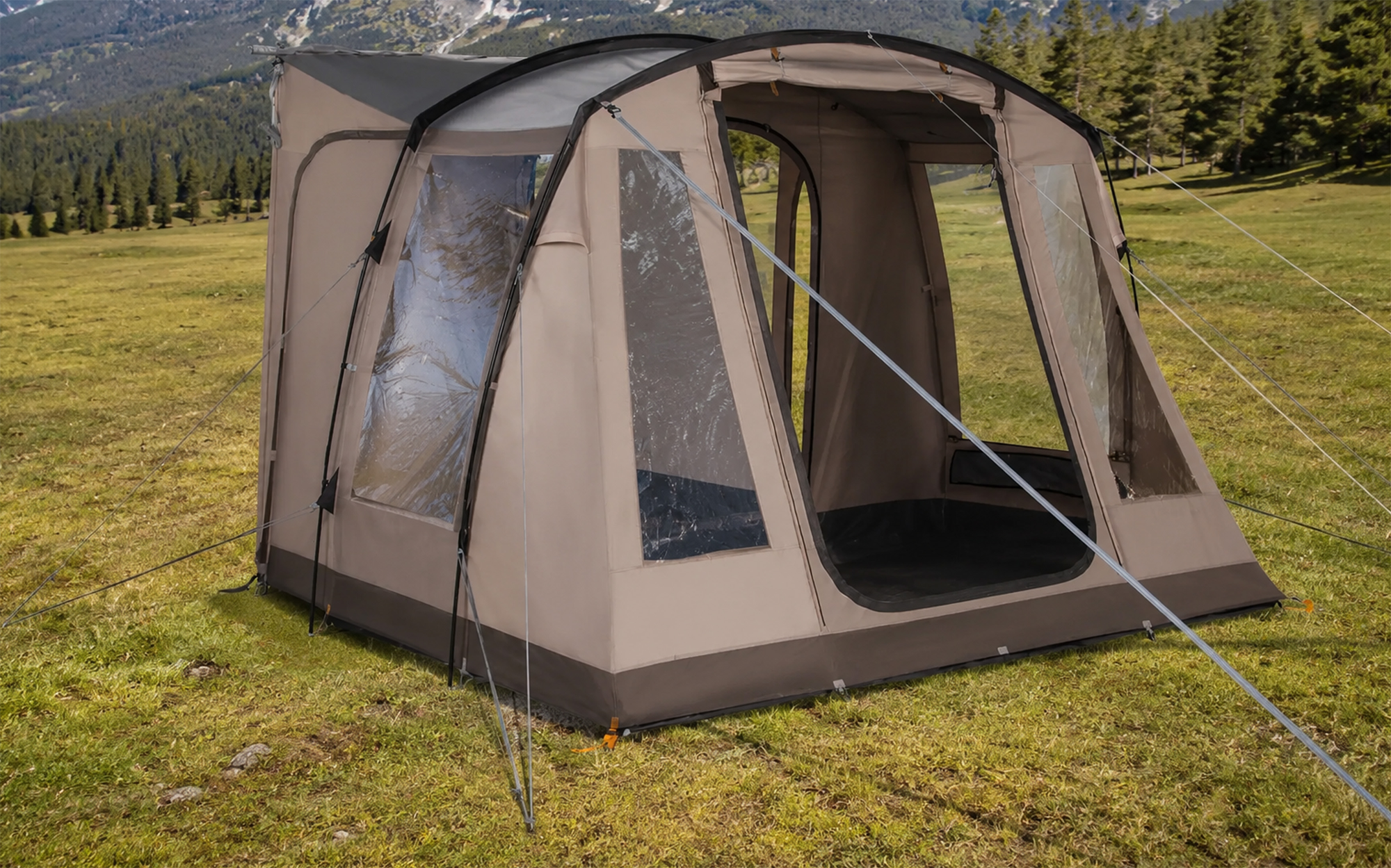 Kampa Waypoint Campervan- und Kastenwagenvorzelt für 4 Personen 180 – 210 cm Anbauhöhe - Reisemobil- & Busvorzelte
