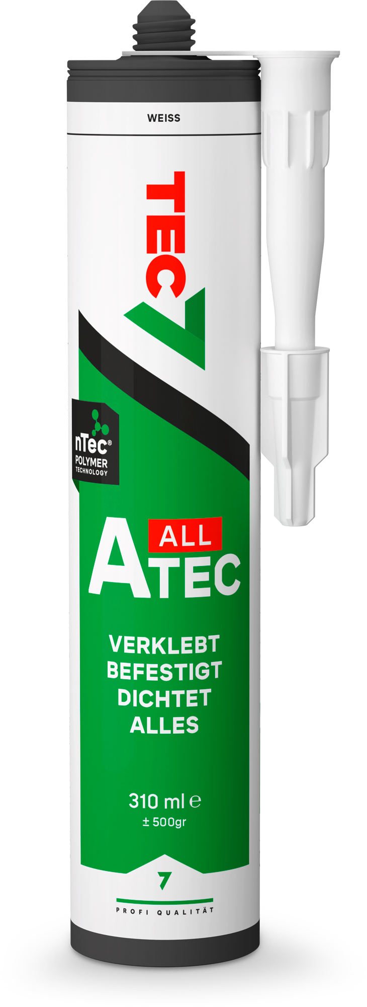 TEC7 A-Tec Kleb- und Dichtstoff Kartusche 310 ml