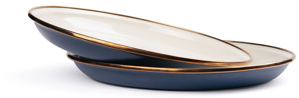 Barebones Enamel Emaillen Salattellerset 2 teilig