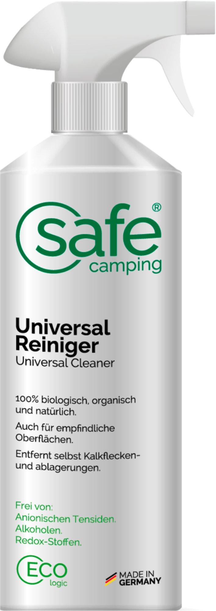 Safe Camping Universal-Reiniger für Caravan, Wohnmobil und Zubehör 1000 ml - Außenbereich & Lack