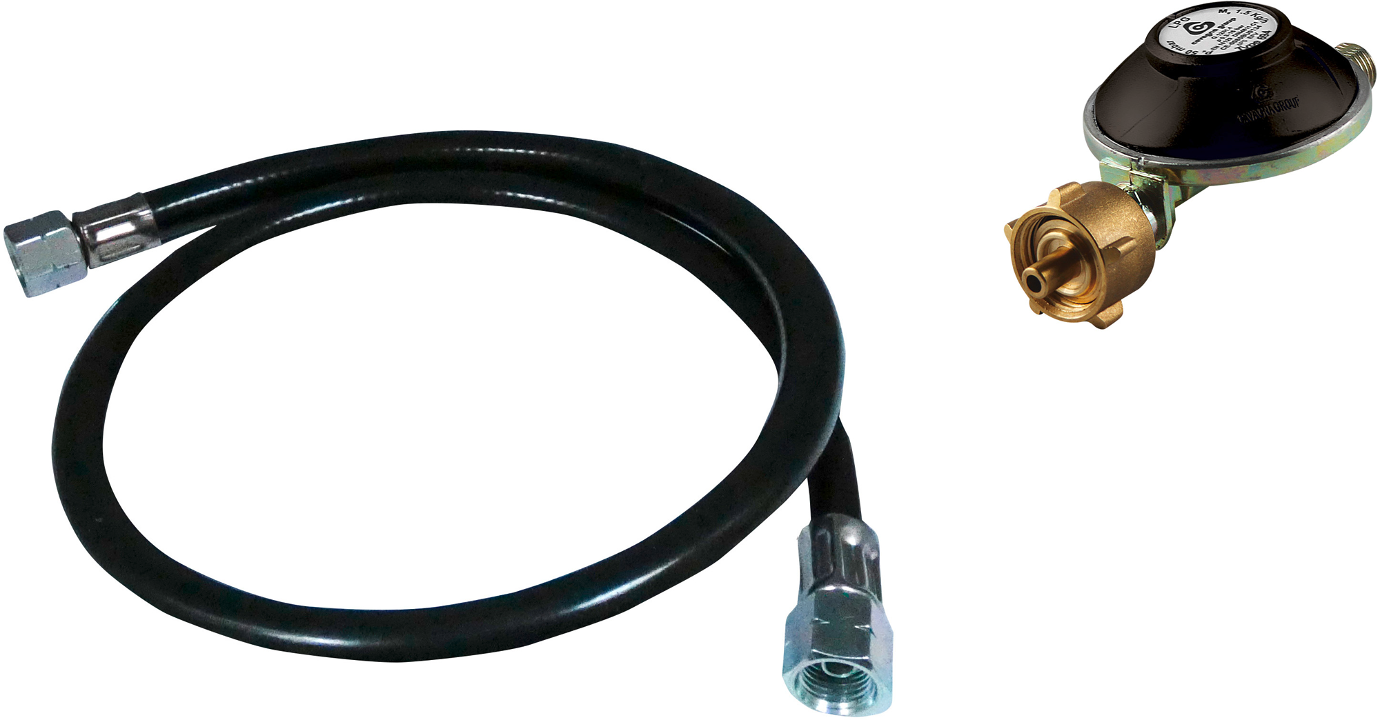 Enders Gasschlauch mit G ¼‘‘ LH Gewinde und Druckregler 50