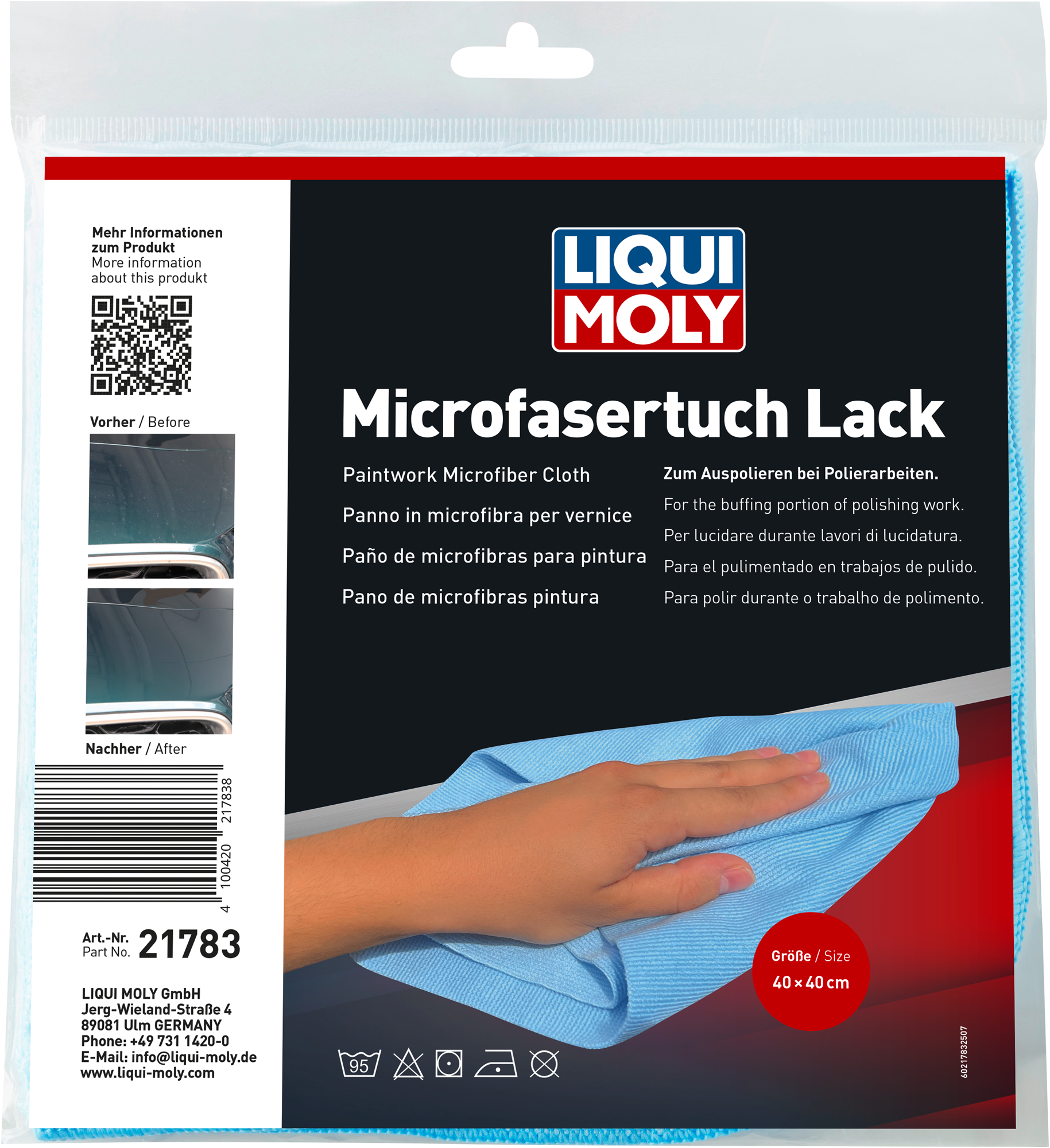 Liqui Moly Microfasertuch Lack 40 x 40 cm