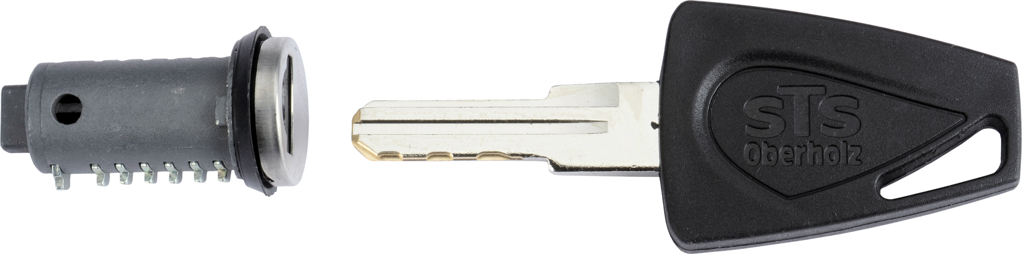 STS 2 Innenbahn-Schlüssel mit 2 Schliesszylindern für STS / ZADI Verschlüsse