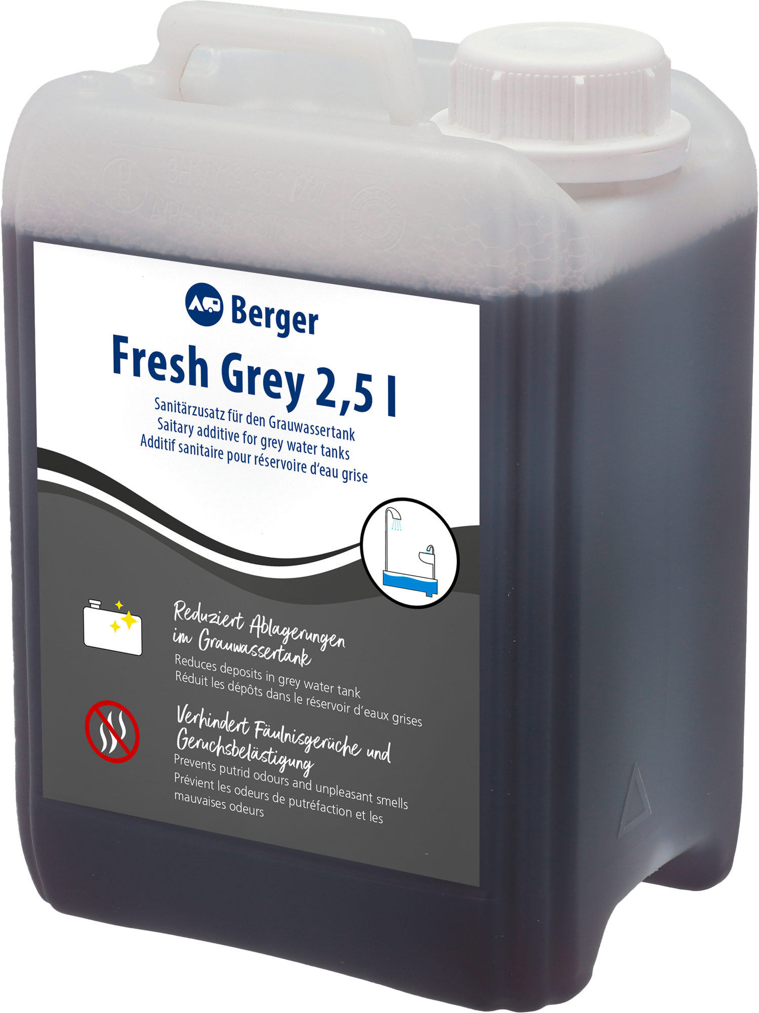 Berger Fresh Grey Abwassertankzusatz  2,5 Liter
