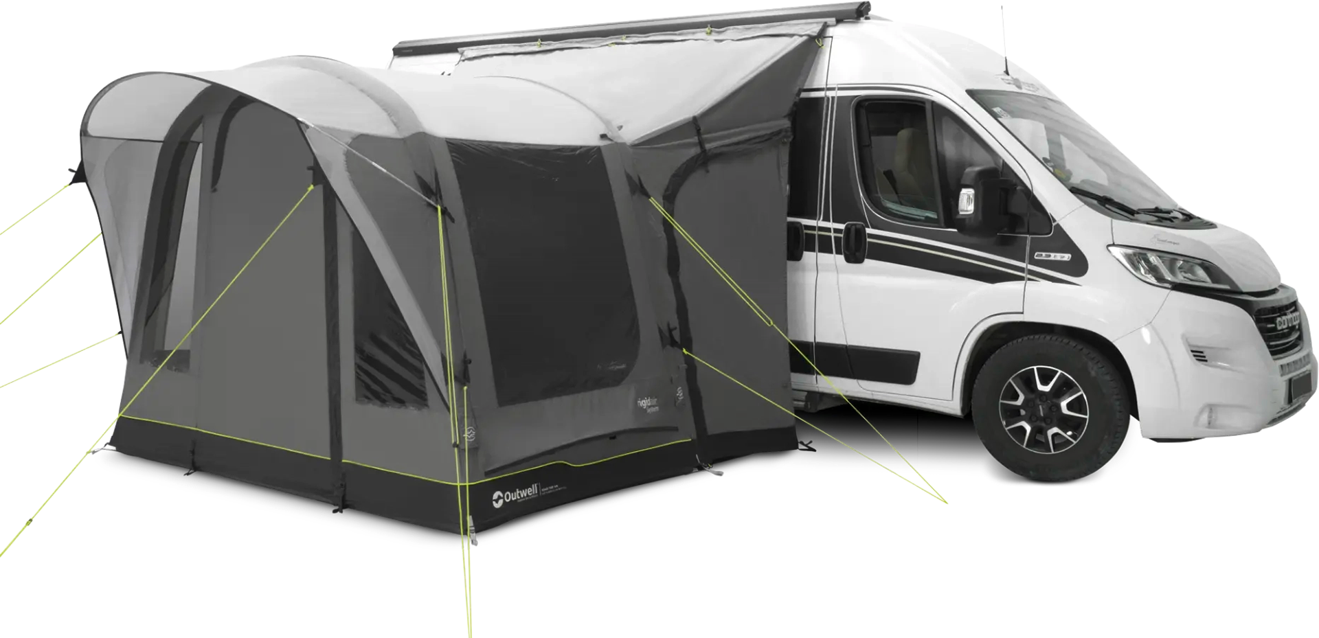 Outwell Santa Monica Air Mid/Tall aufblasbares freistehendes Vorzelt für Kastenwagen und Reisemobile 240–270 cm - Reisemobil- & Busvorzelte