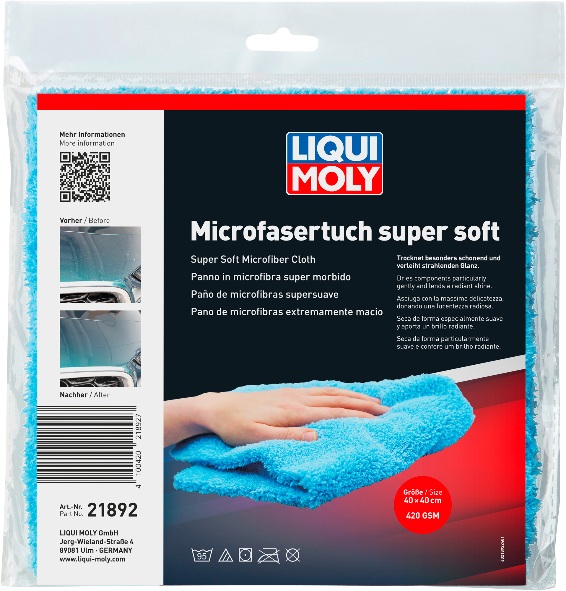 Liqui Moly Microfasertuch Super Soft 40 x 40 cm