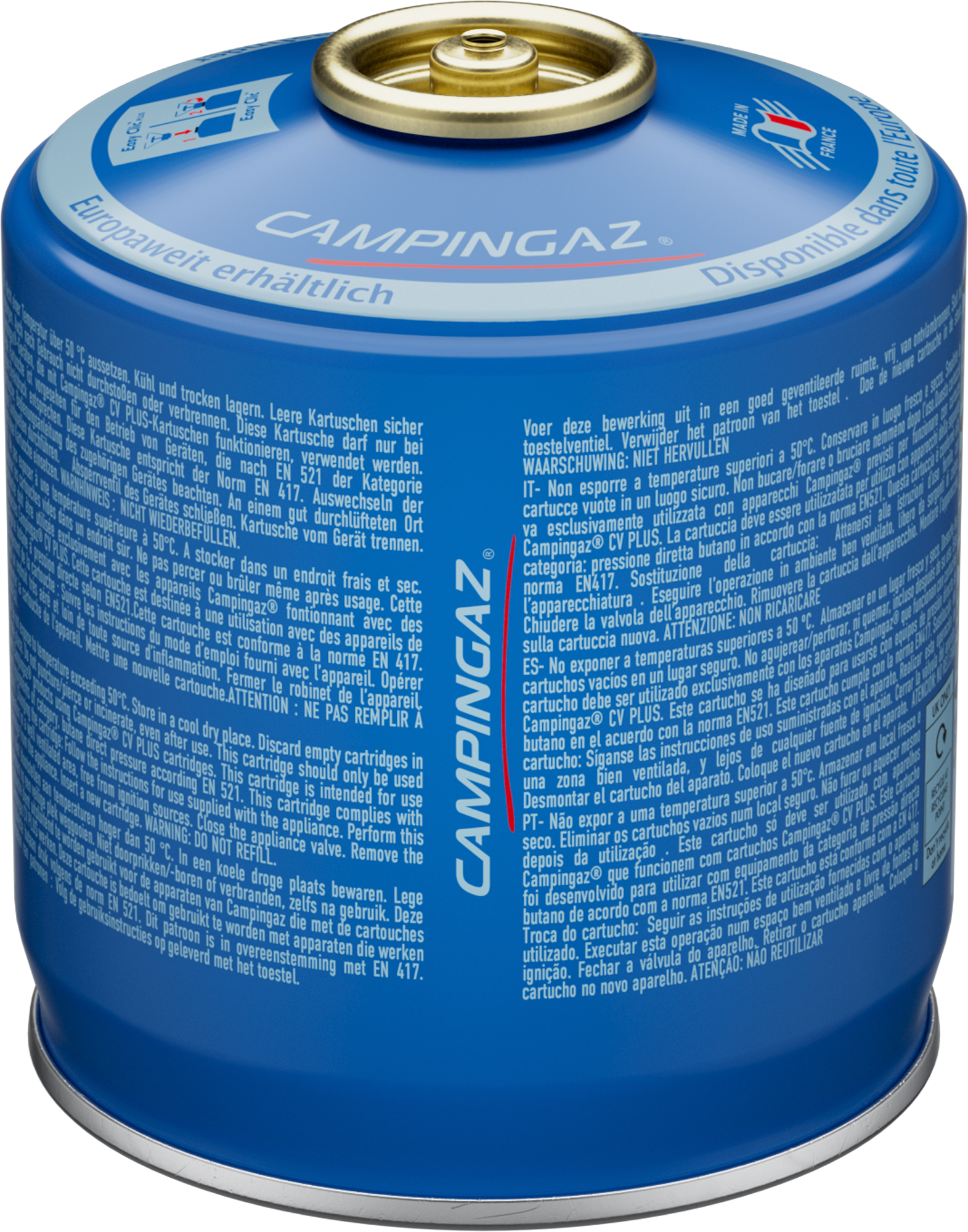 Campingaz CV 300 Plus Gaskartusche Wiederverschließbar und ideal für mehrere