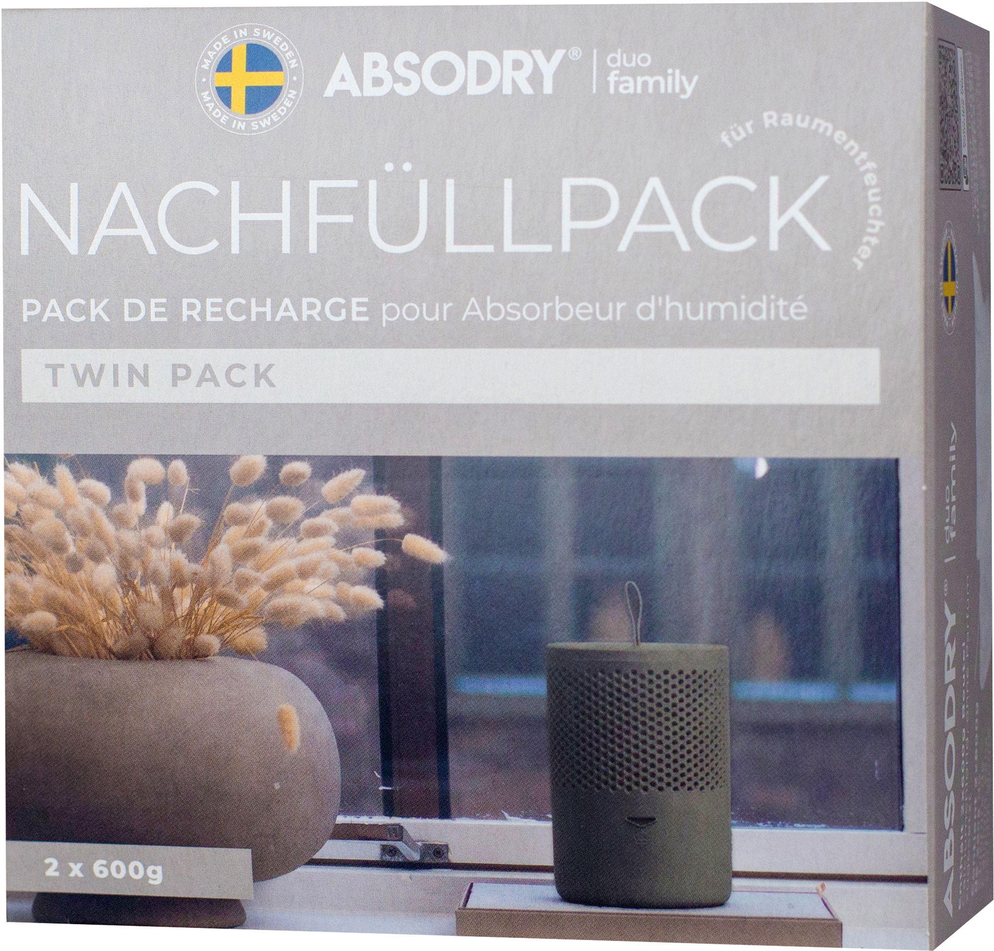 Absodry Duo Family Nachfüllpackung für Series 6 und Hanger 2 x 600 g
