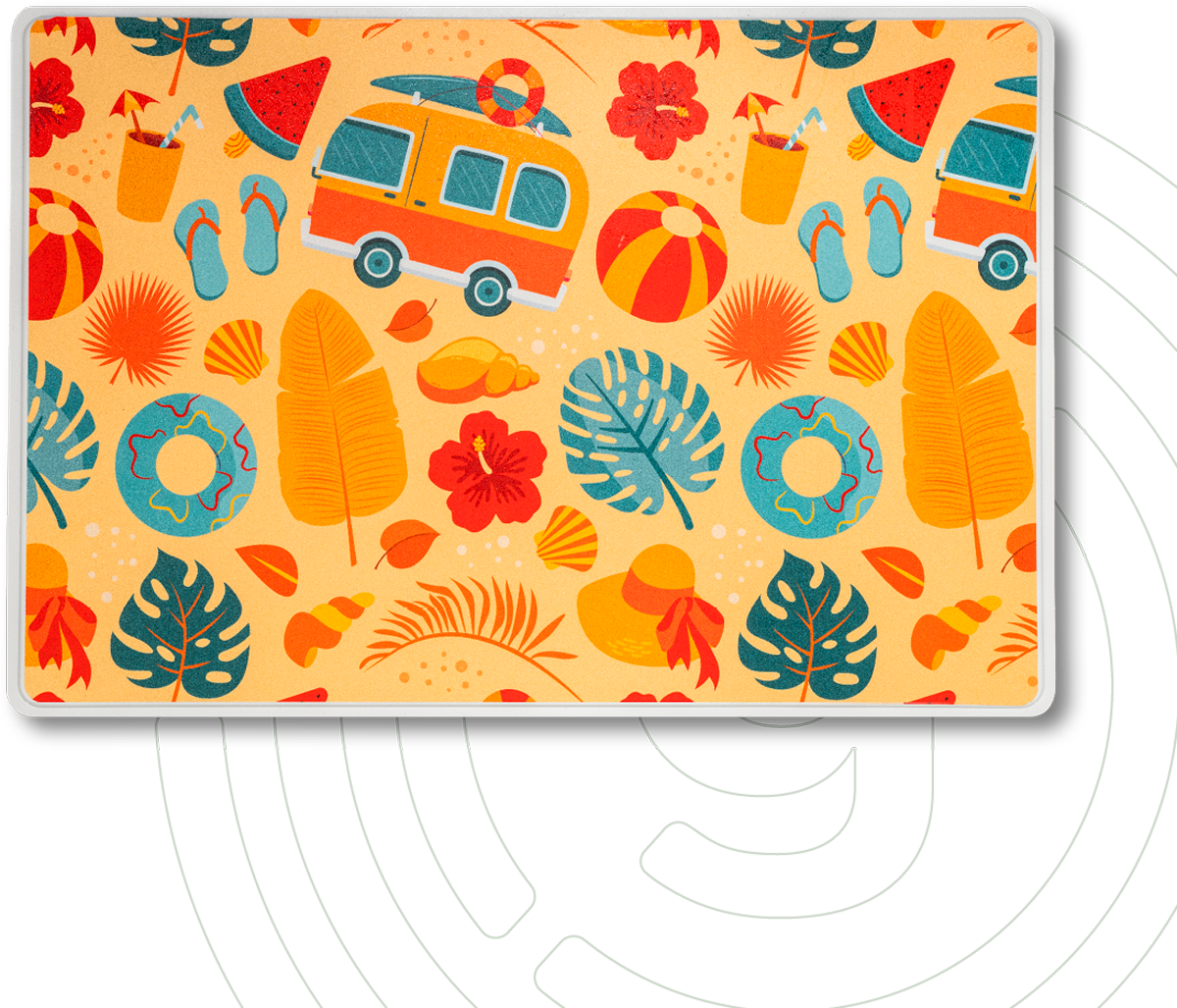 Gelmags Nano-Gel-Platzset 2.0 41 x 28 cm Camping - Halterungen und Befestigungen