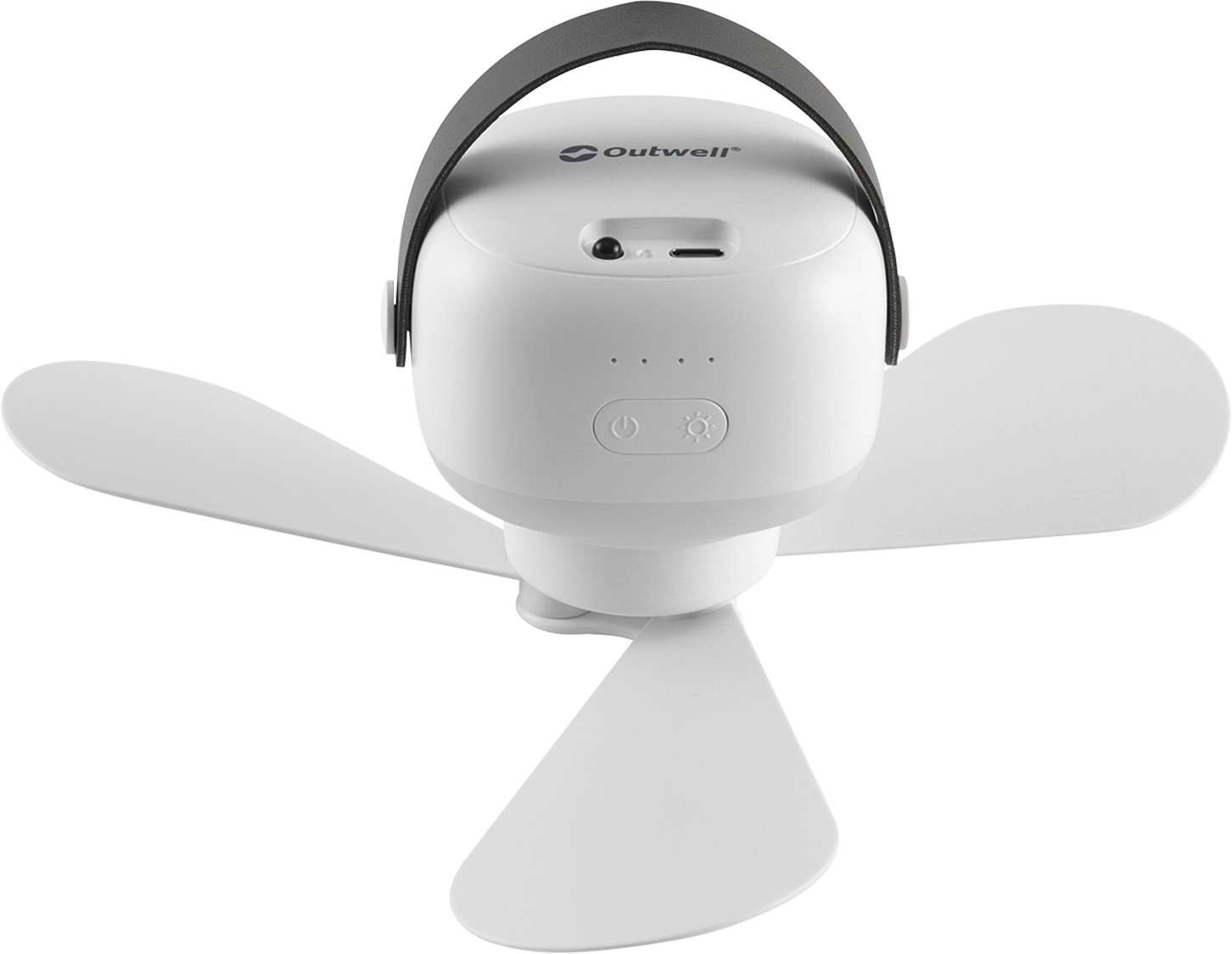 Outwell Aurelios Ventilator mit Lampe wiederaufladbar 7200