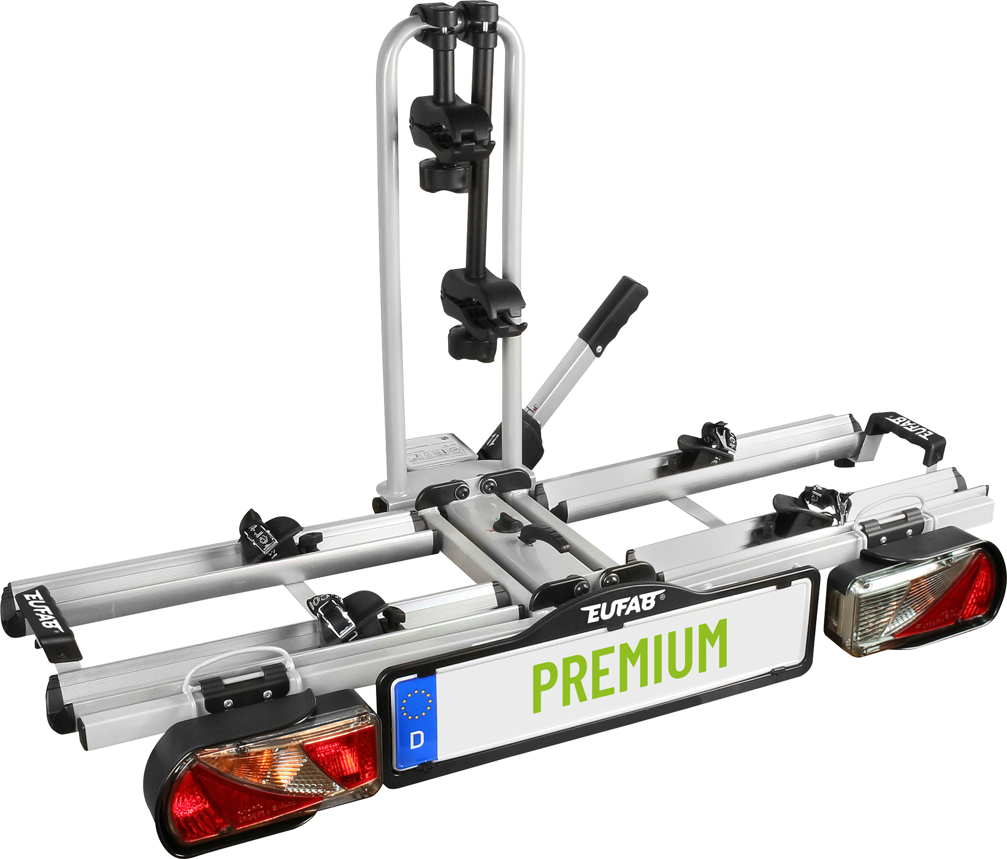 Eufab Premium Kupplungs-Fahrradträger zusammenklappbar in