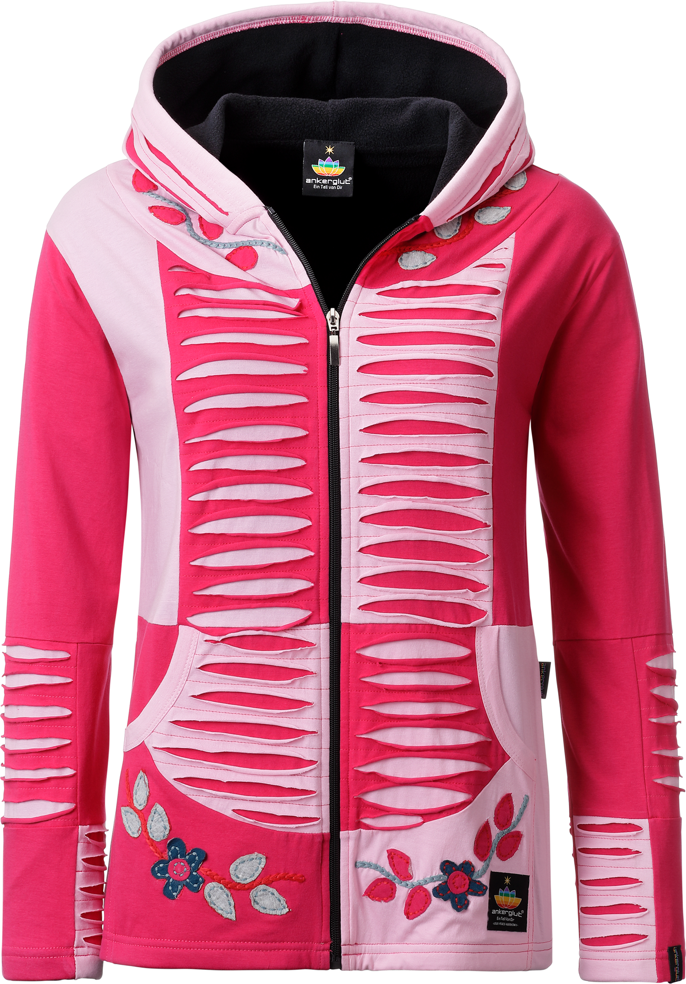 Ankerglut Ankerglutsonne Damen Patchwork Jacke