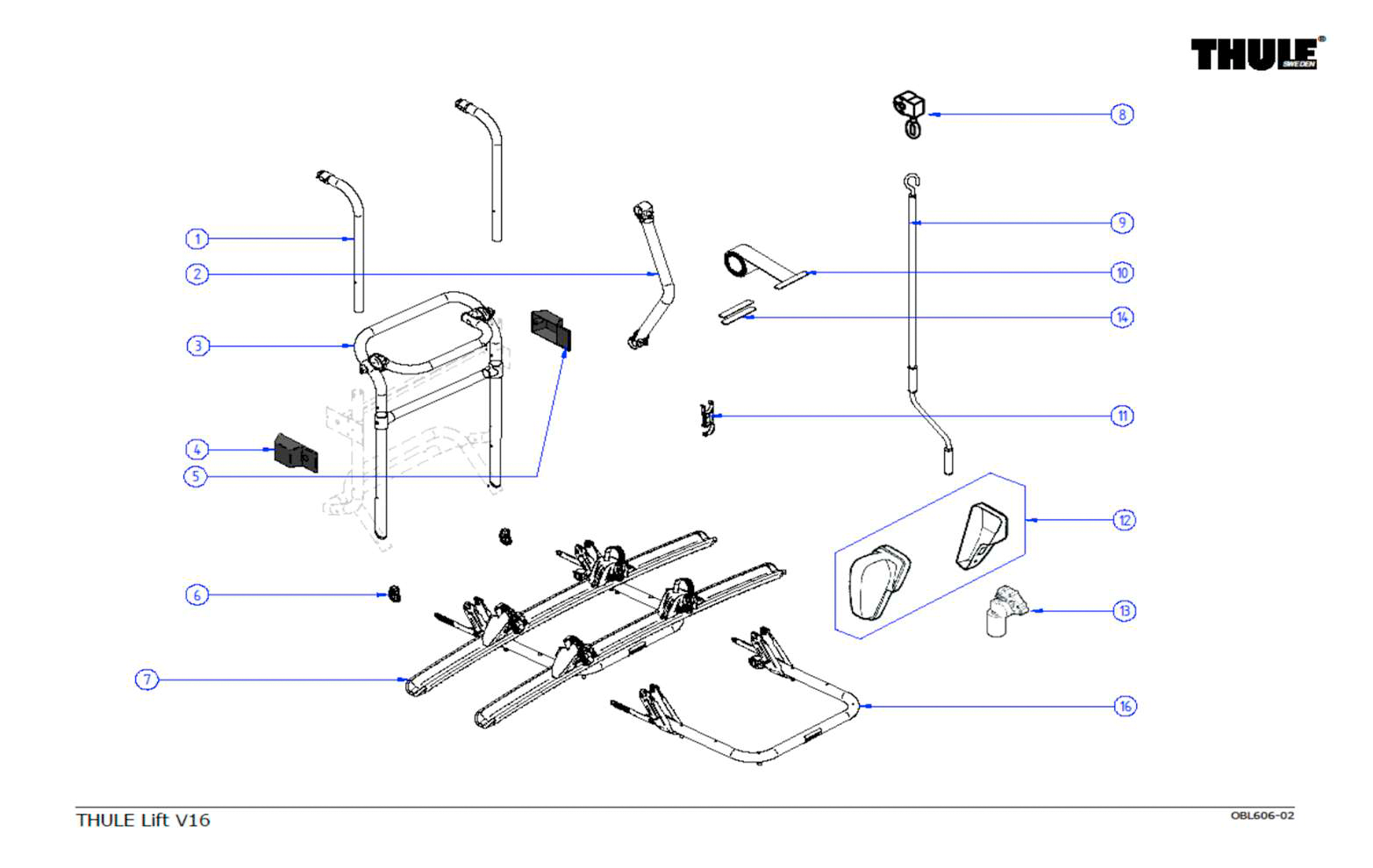 Thule Handkurbel Lift