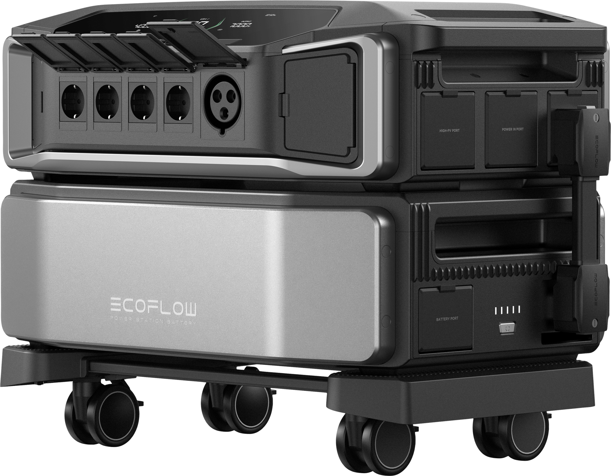 EcoFlow Delta Pro Ultra Stromspeicher-System mit Wechselrichter & Batterie / Modular erweiterbar / 6900 W / 6,1