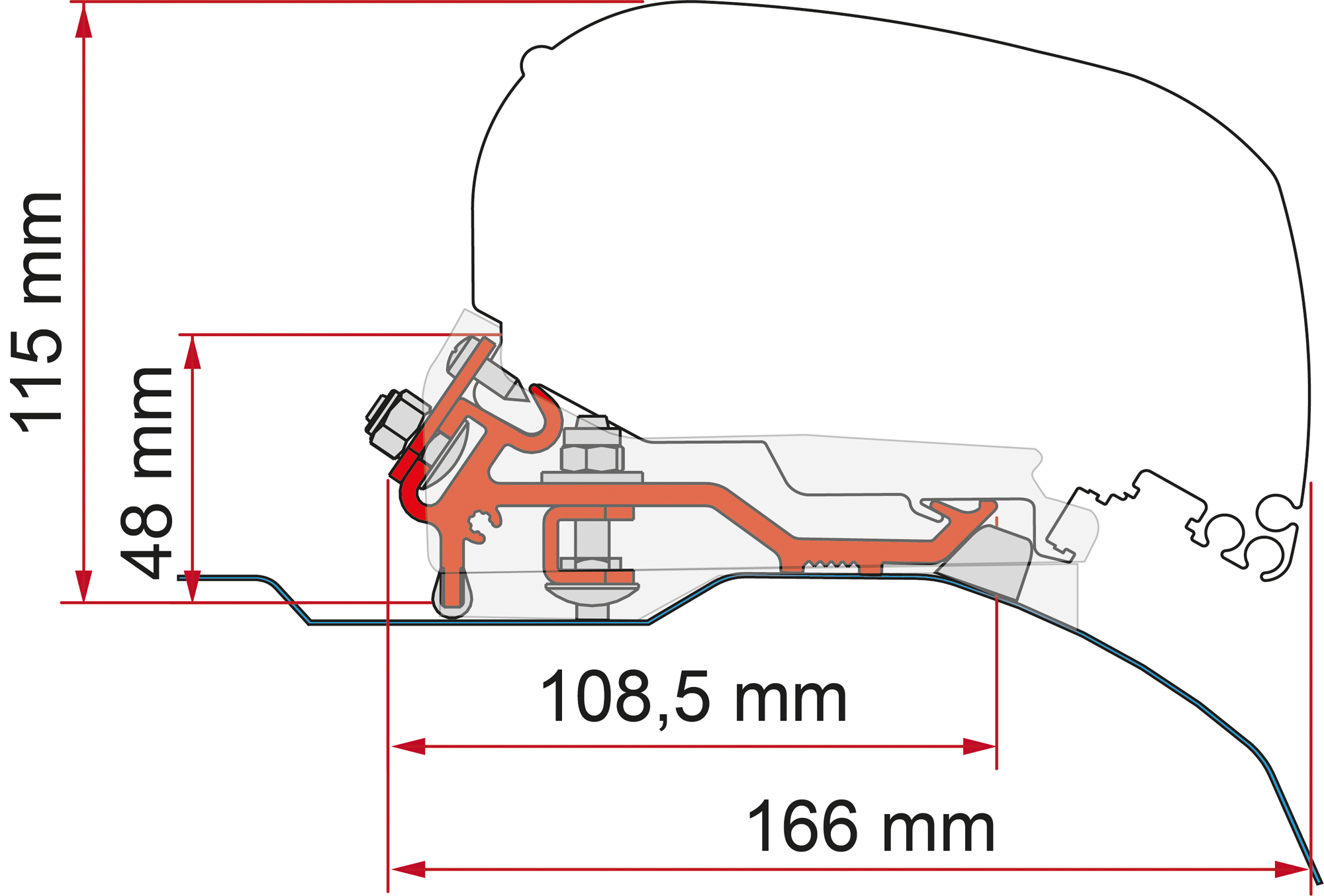 Fiamma Kit Ducato/Jumper/Boxer H2