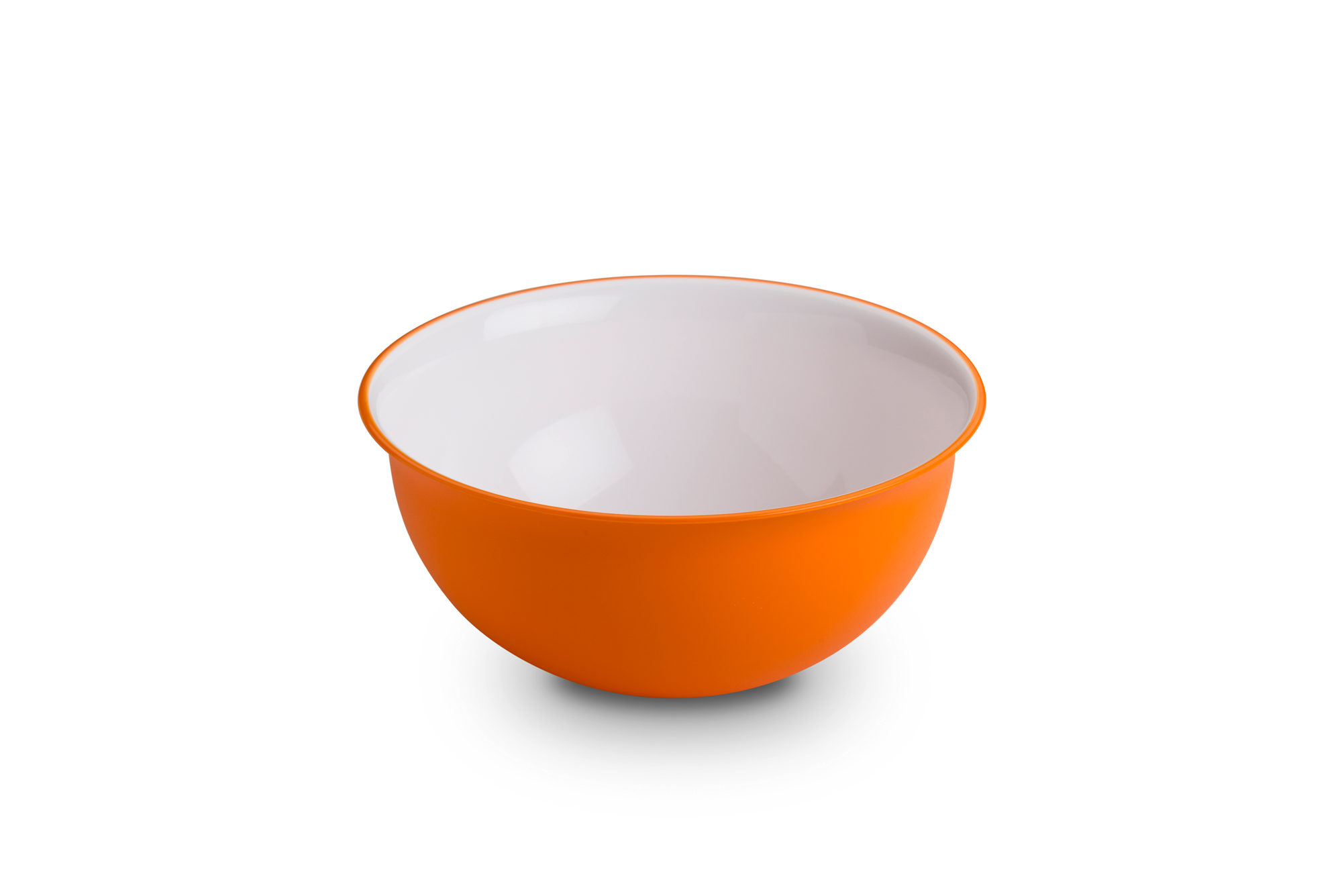 Omada Salatschüssel 20 cm 1,7 Liter weiß orange