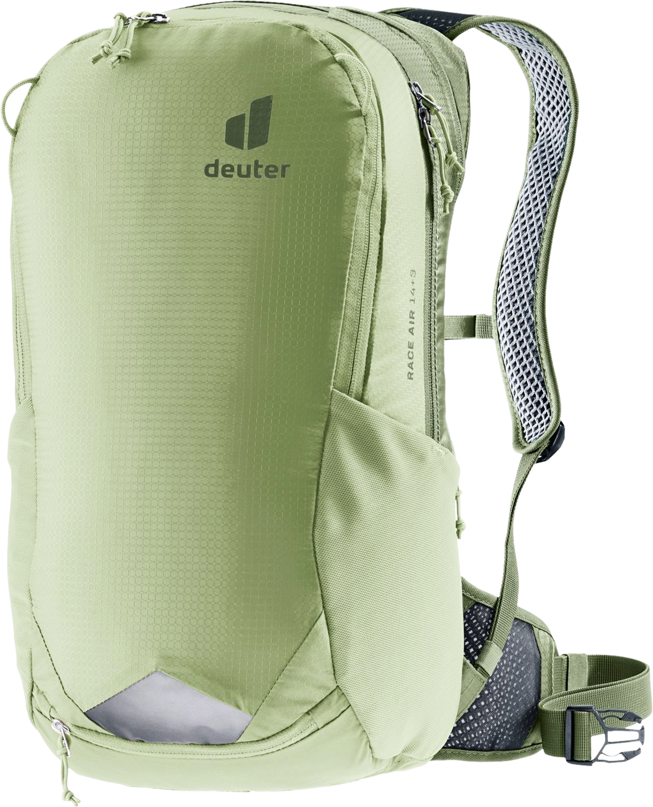 Deuter Fahrradrucksack Race Air 14+3 Liter Mineral Grove - Tagesrucksäcke & Wanderrucksäcke
