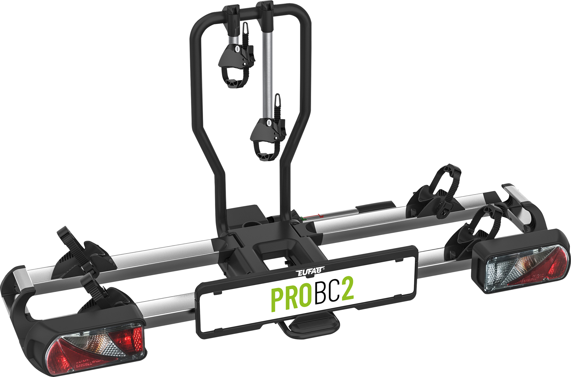 EUFAB Kupplungs-Fahrradträger PROBC2 für 2 Fahrräder, E-Bike
