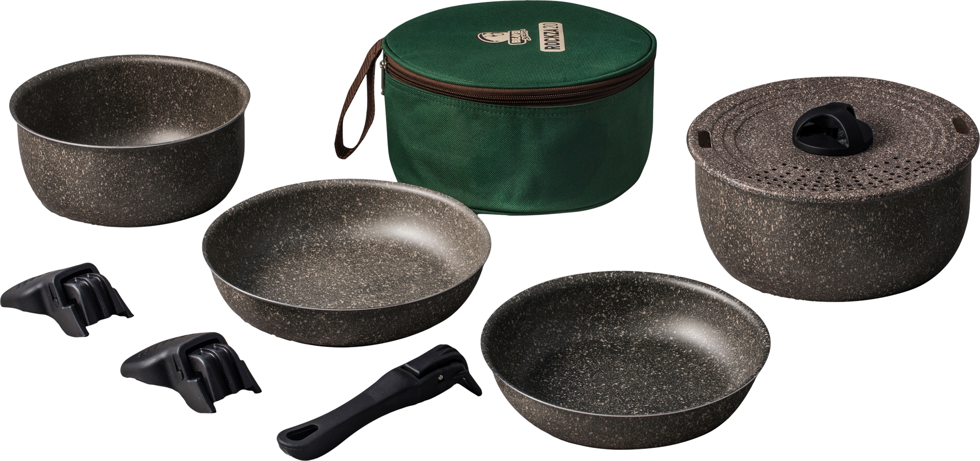 Beaver Brand Kochset 9-teilig Rockza20 Evo