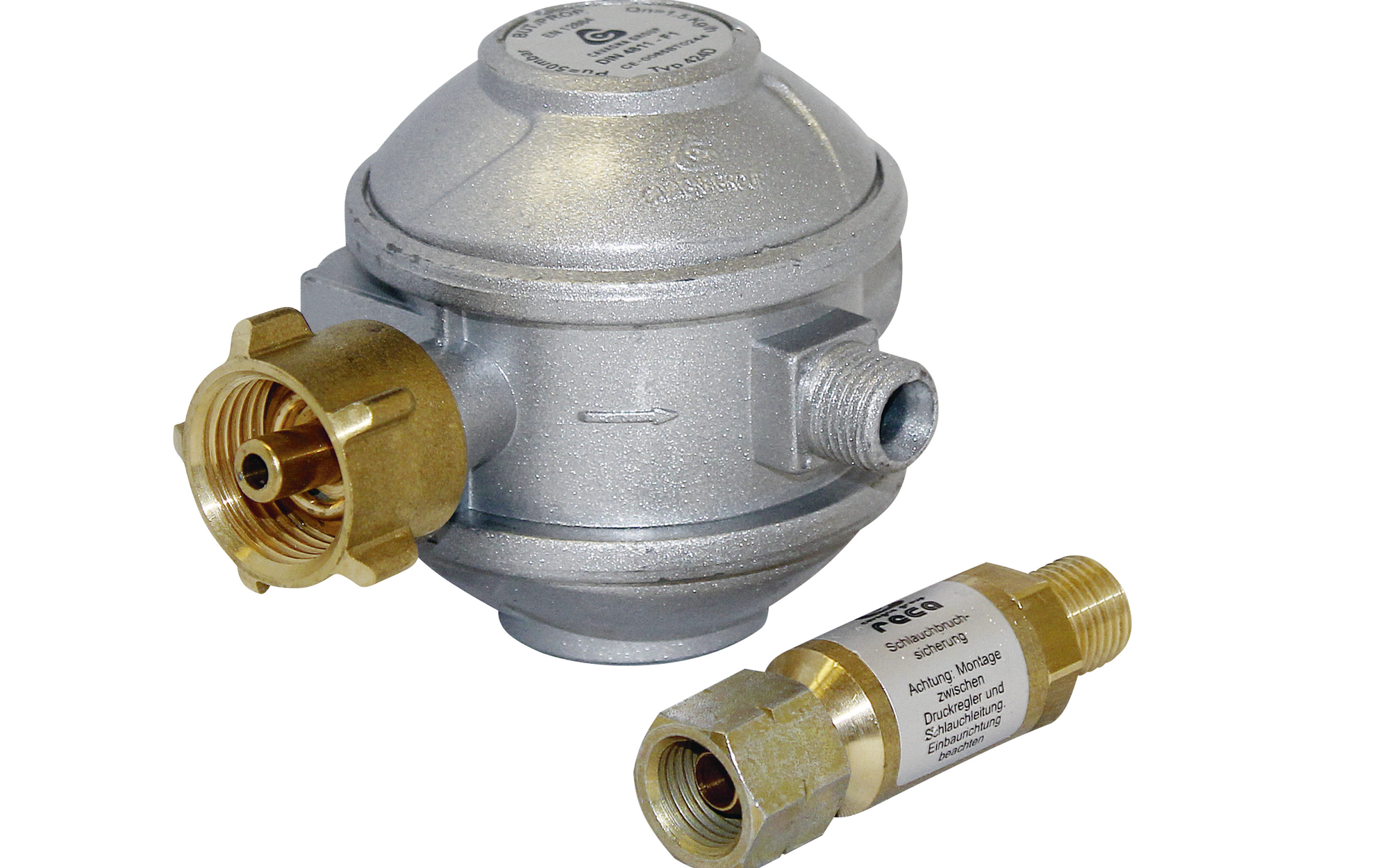 Enders Profi Gas Kit 50 mbar Sicherheitsdruckregler +